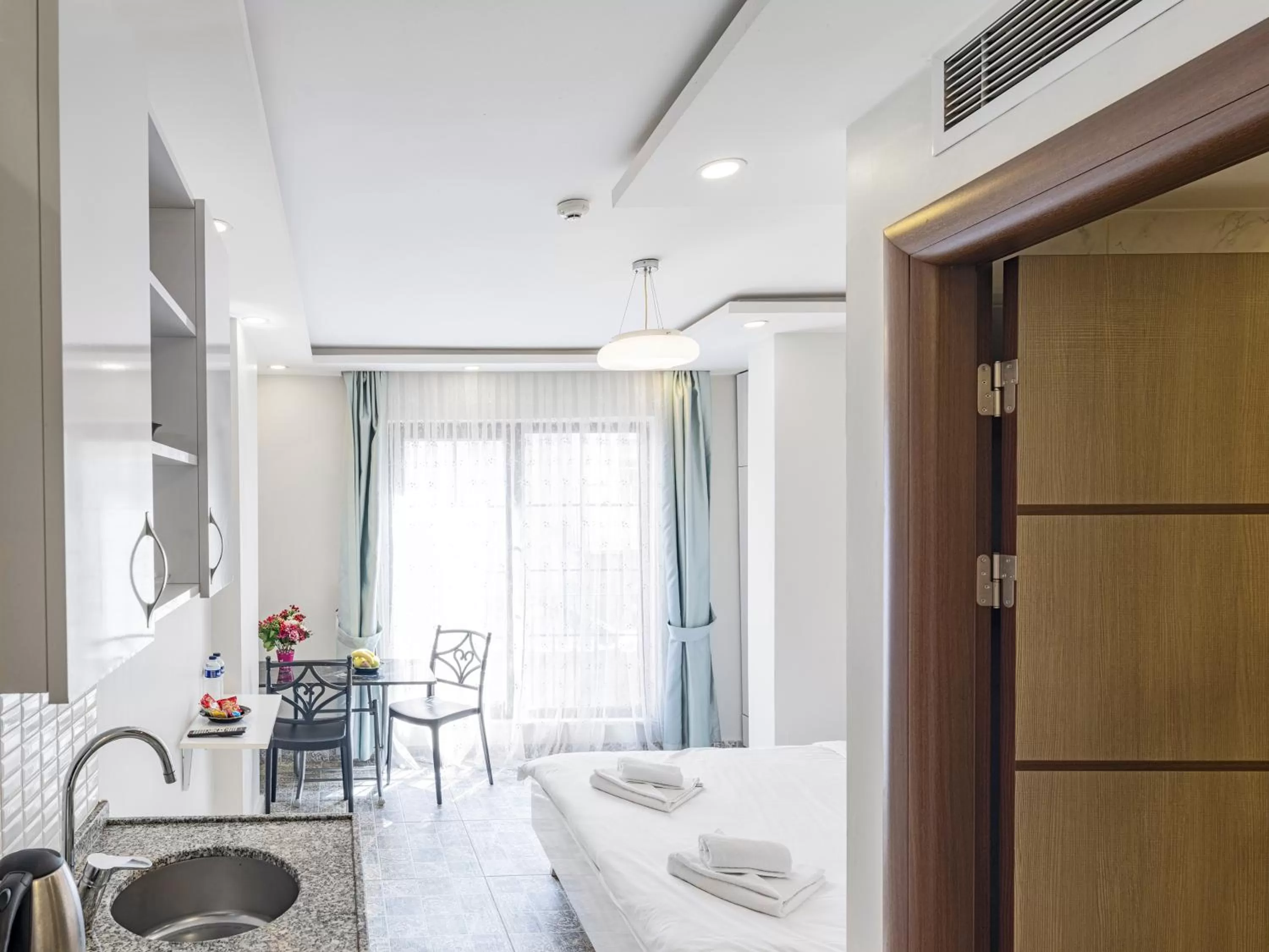 Bed in The Red Tent Suite 88