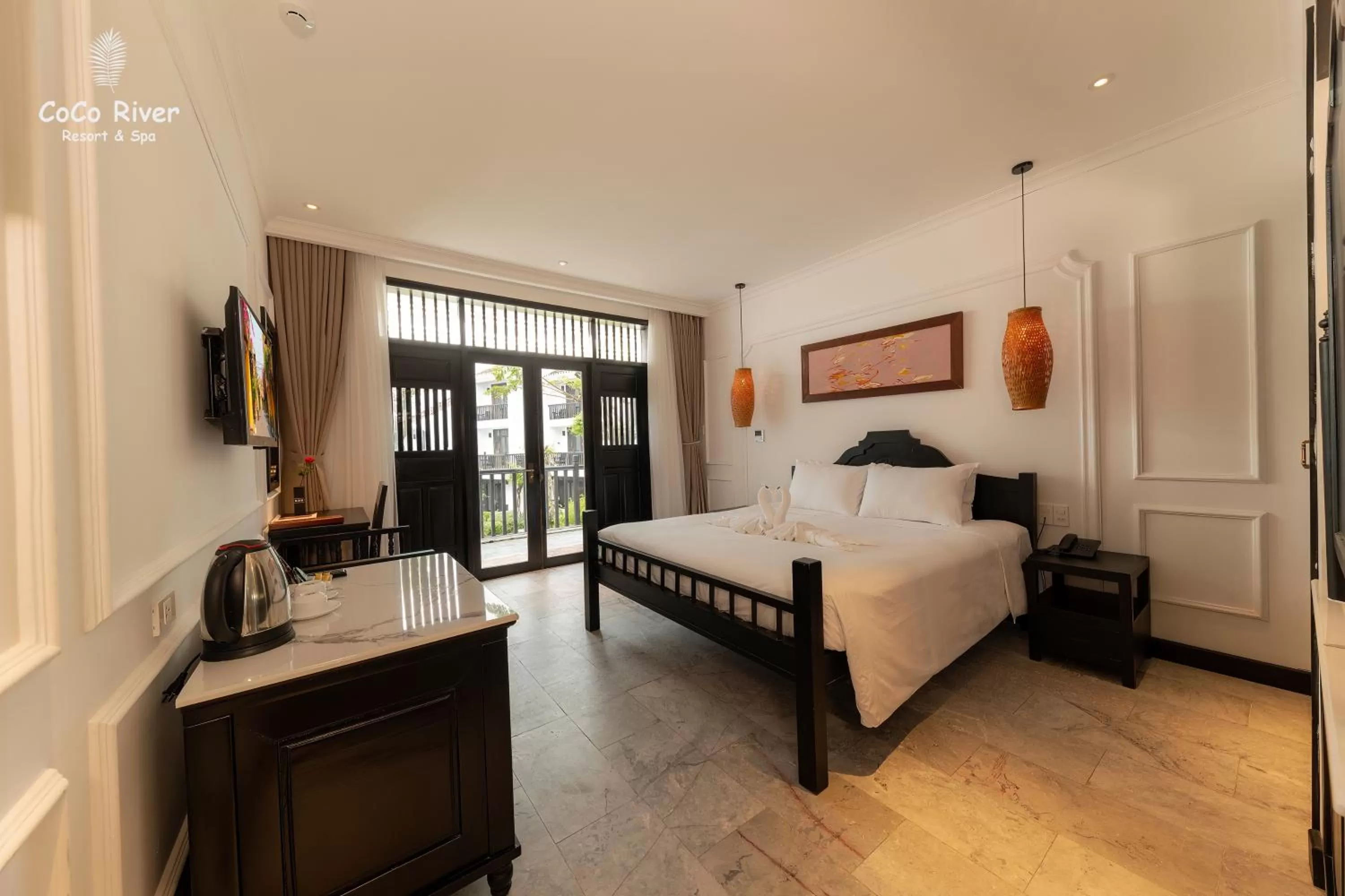 Photo of the whole room, Bed in Hoi An Coco River Resort & Spa