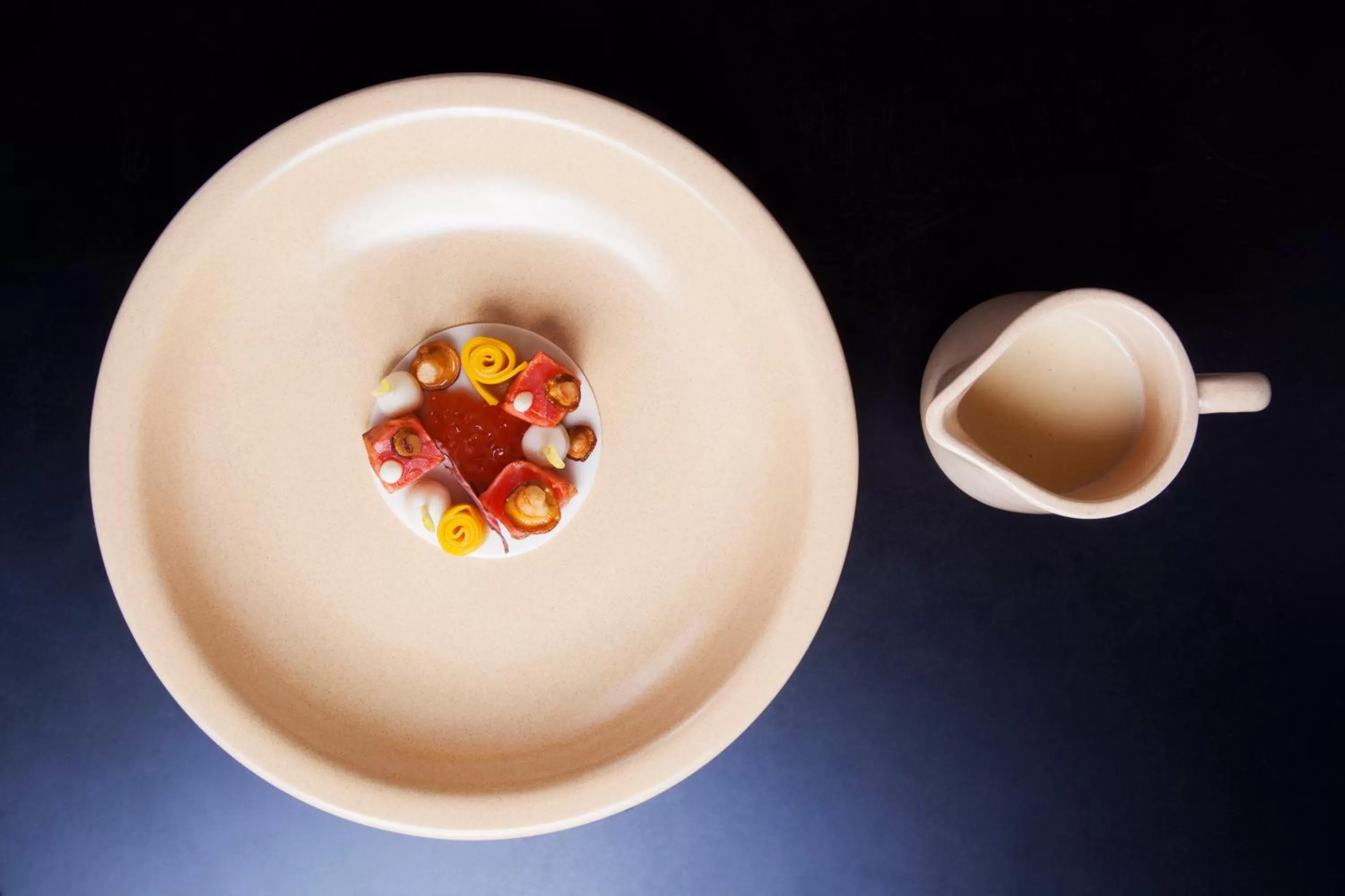 Food close-up in Relais & Châteaux Hotel Quadrille - Adults Only