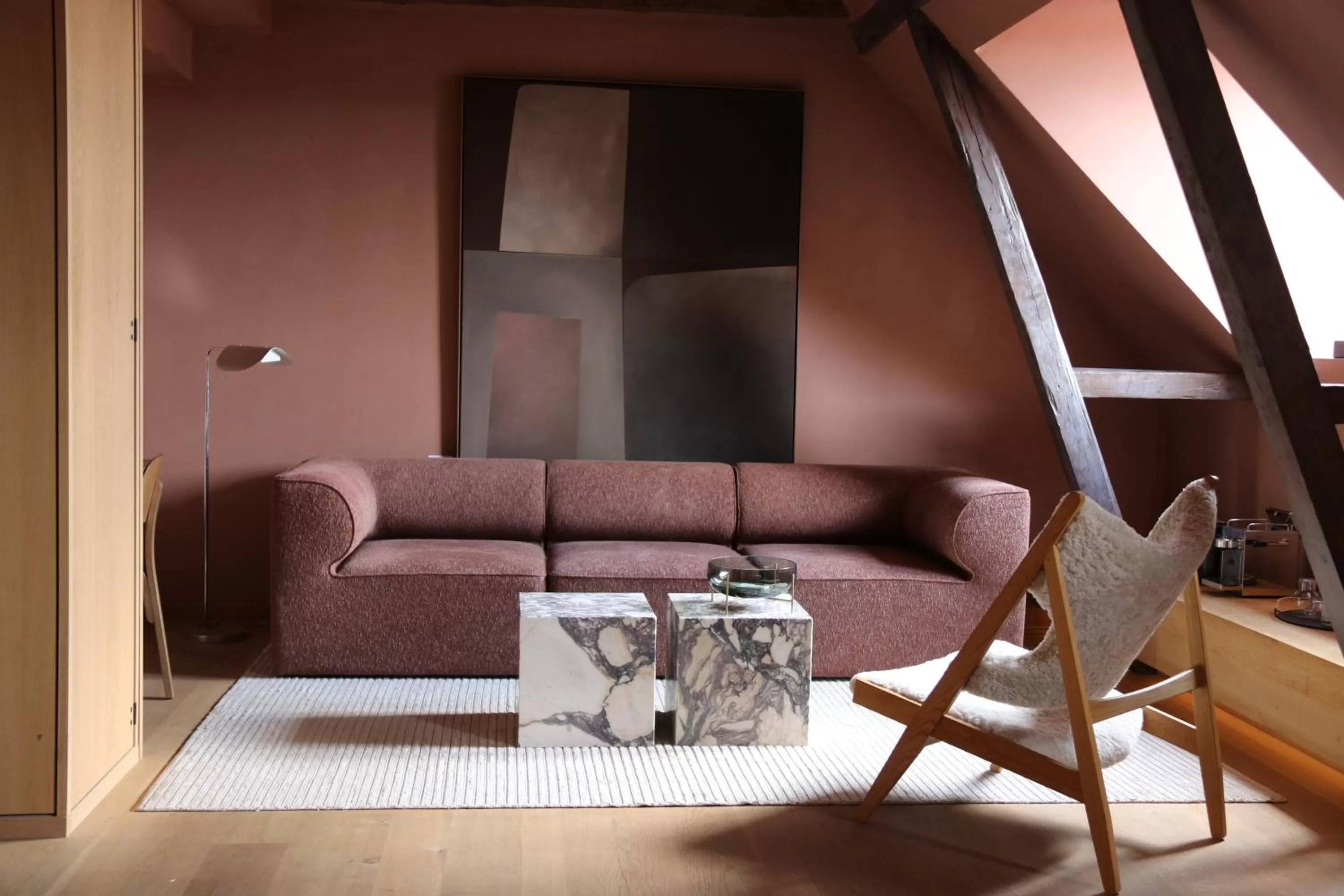 Living room in Audo Boutique Hotel