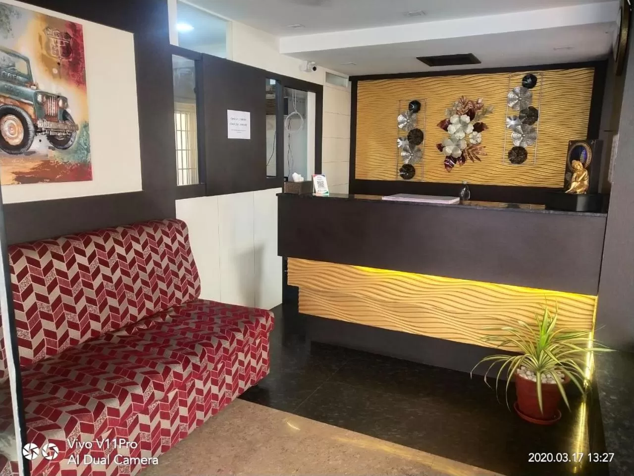 Lobby or reception in Sri Kamadhenu Residency