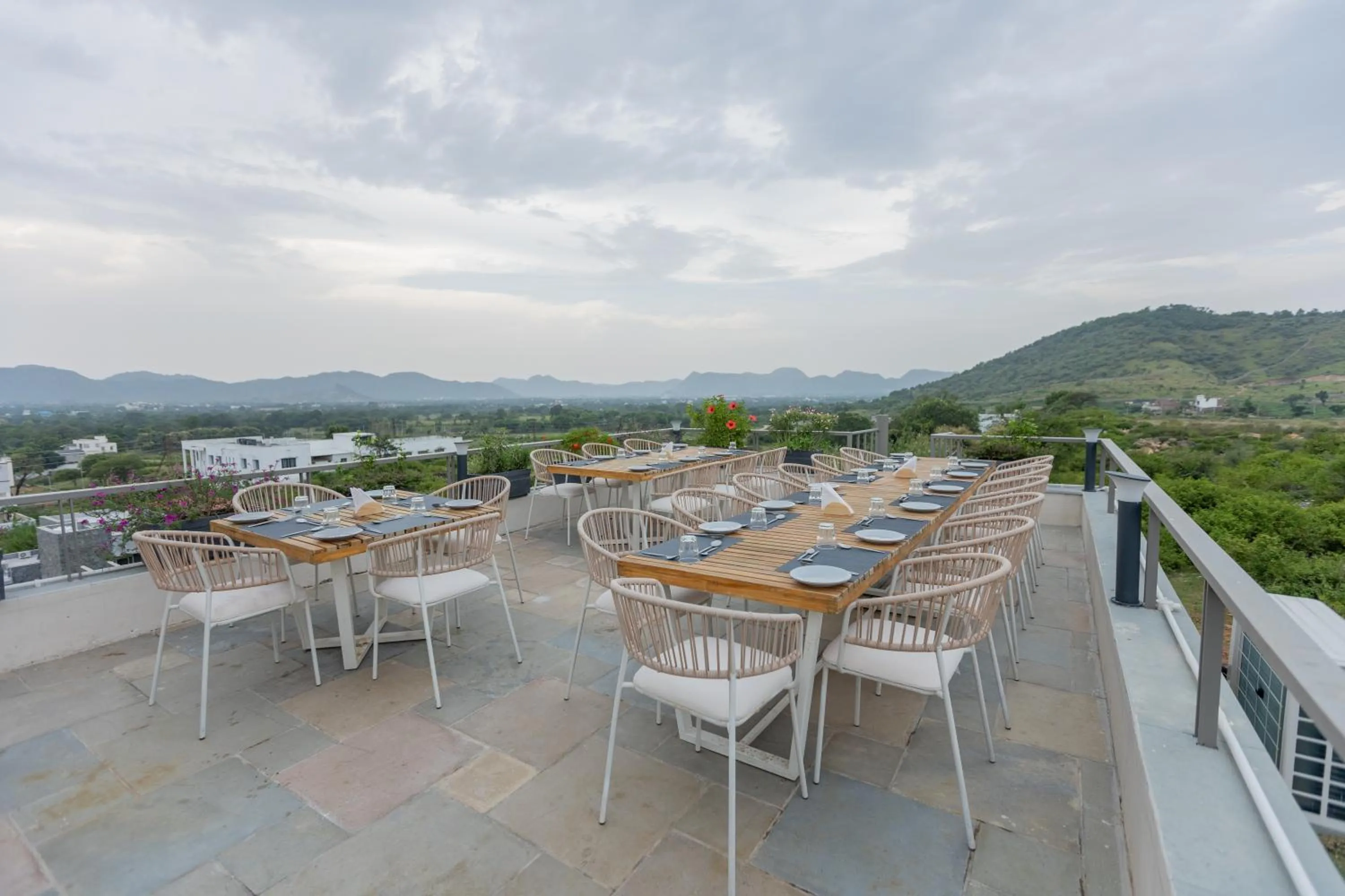 Restaurant/places to eat in SURAMYA-A Luxury Boutique Hotel