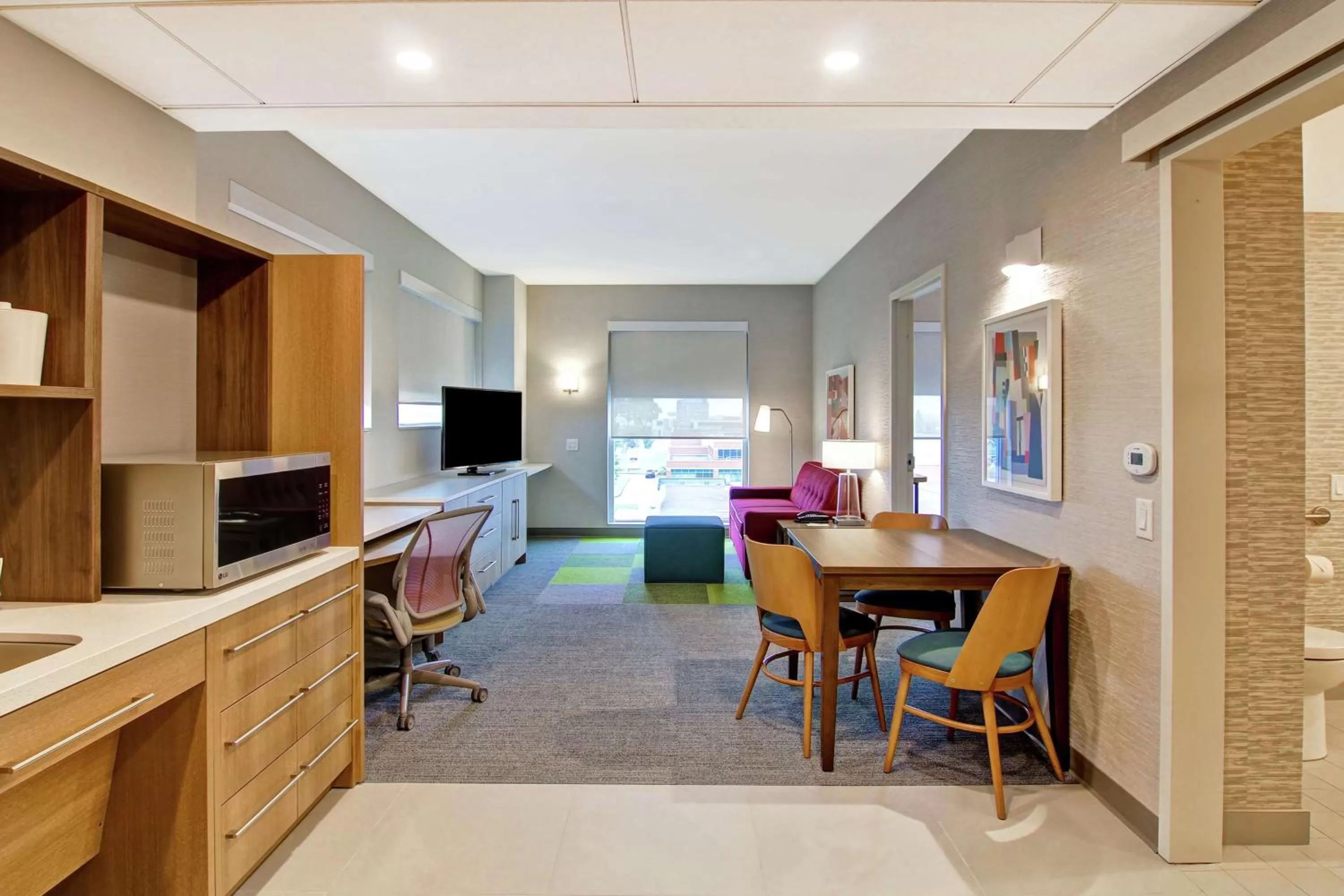 Bedroom in Home2 Suites By Hilton Montreal Dorval