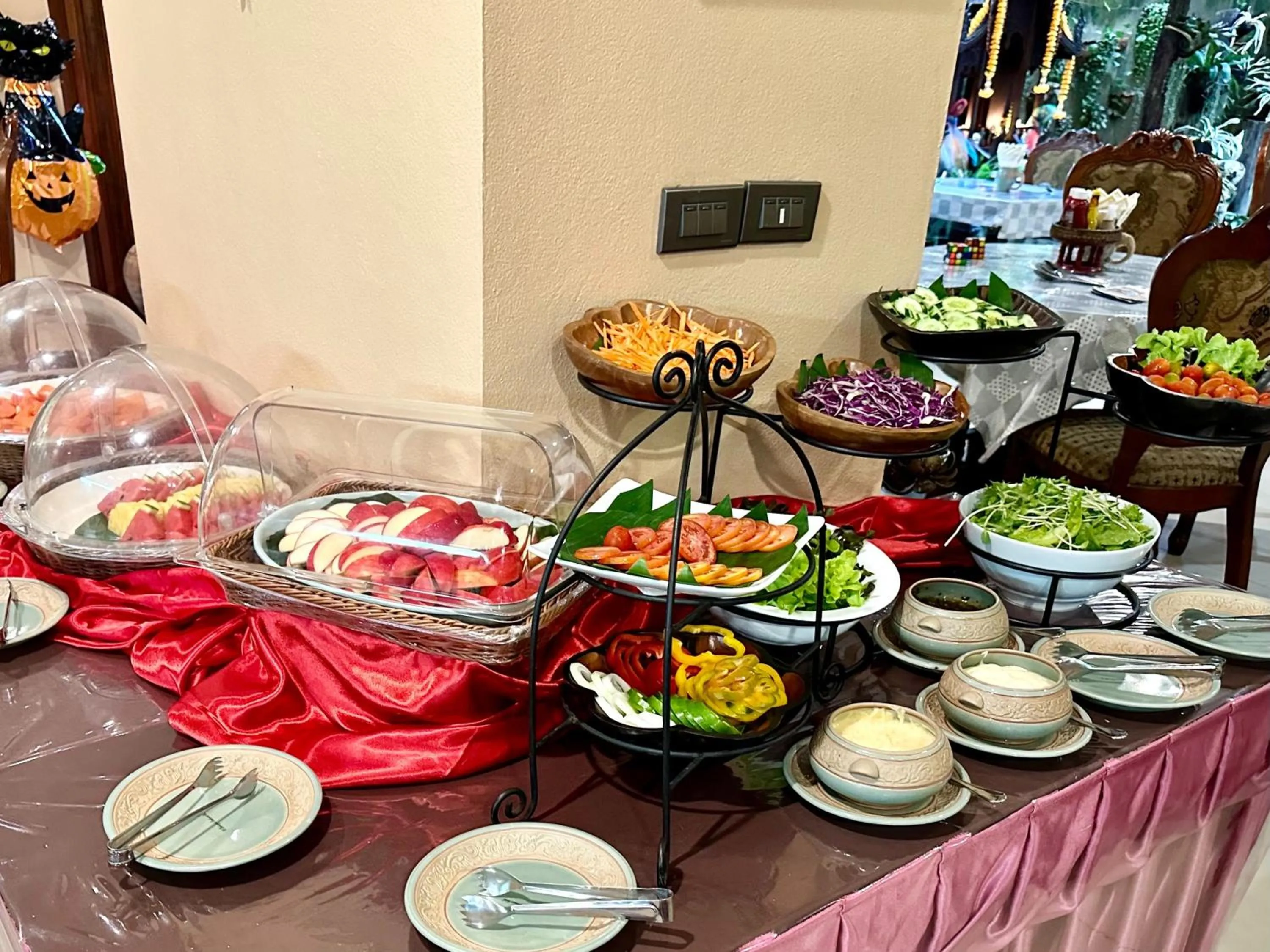 Buffet breakfast in At Chiang Mai Hotel