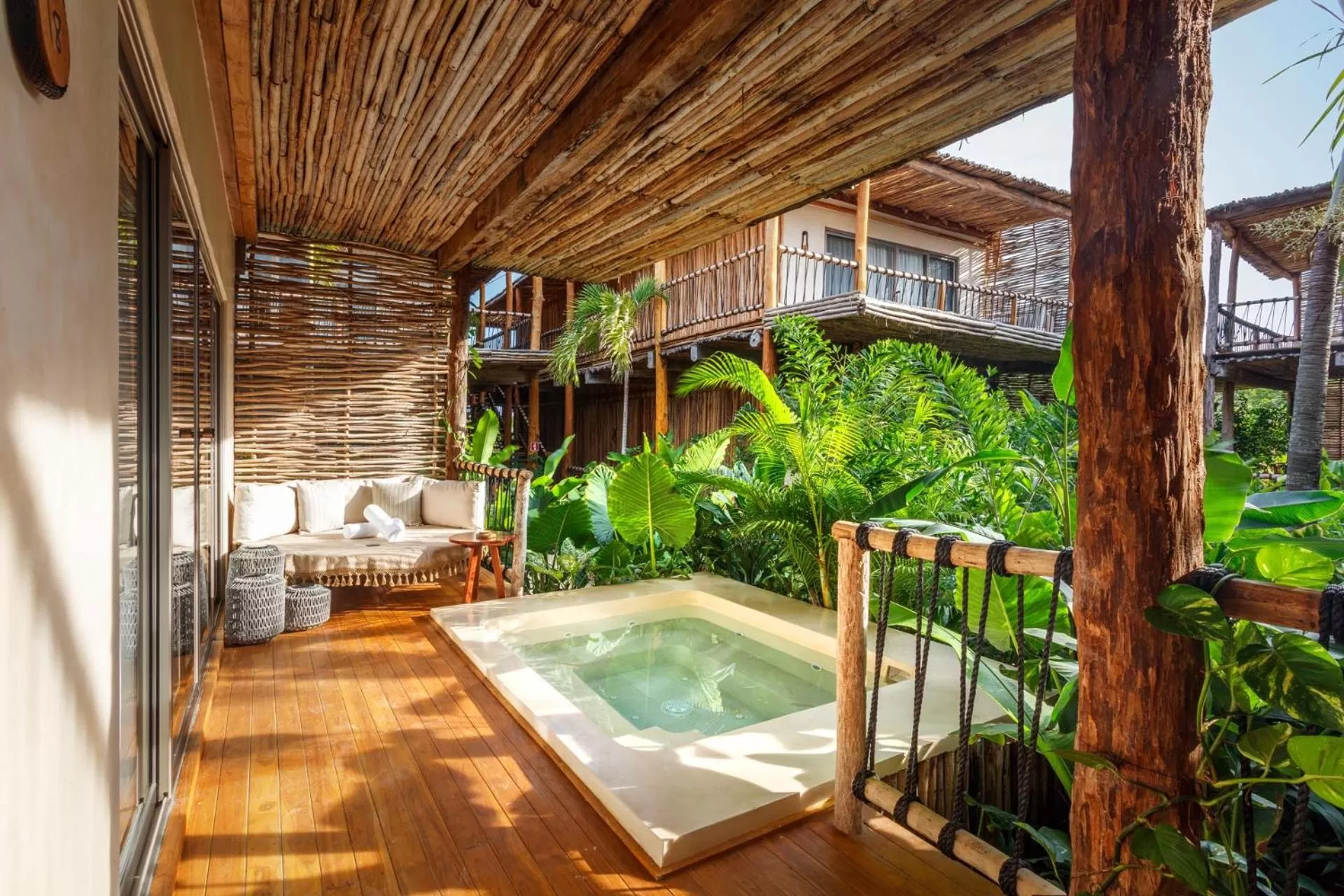 Balcony/Terrace in Hotel Shibari - Restaurant & Cenote Club