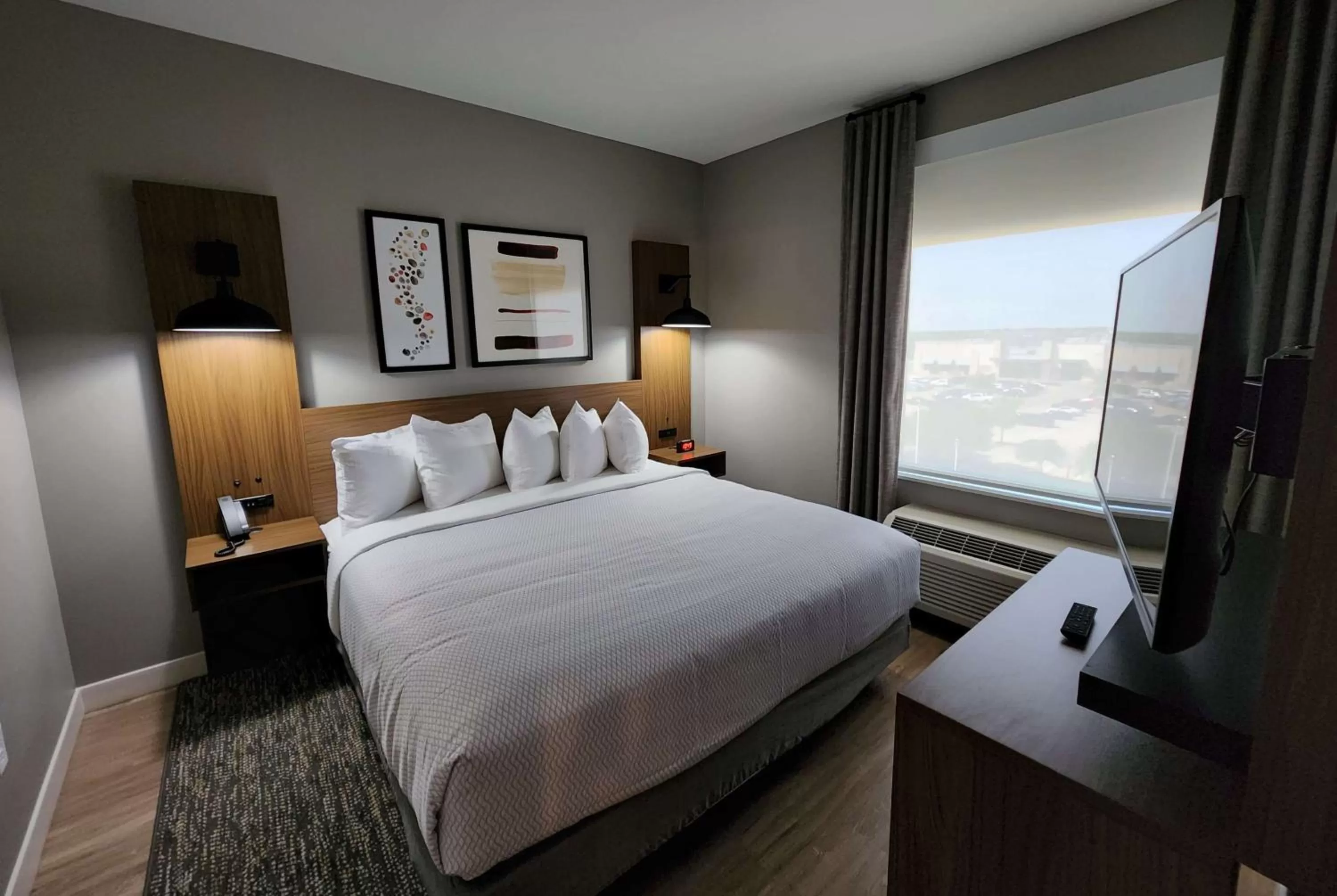 Photo of the whole room, Bed in Hawthorn Extended Stay by Wyndham Pflugerville