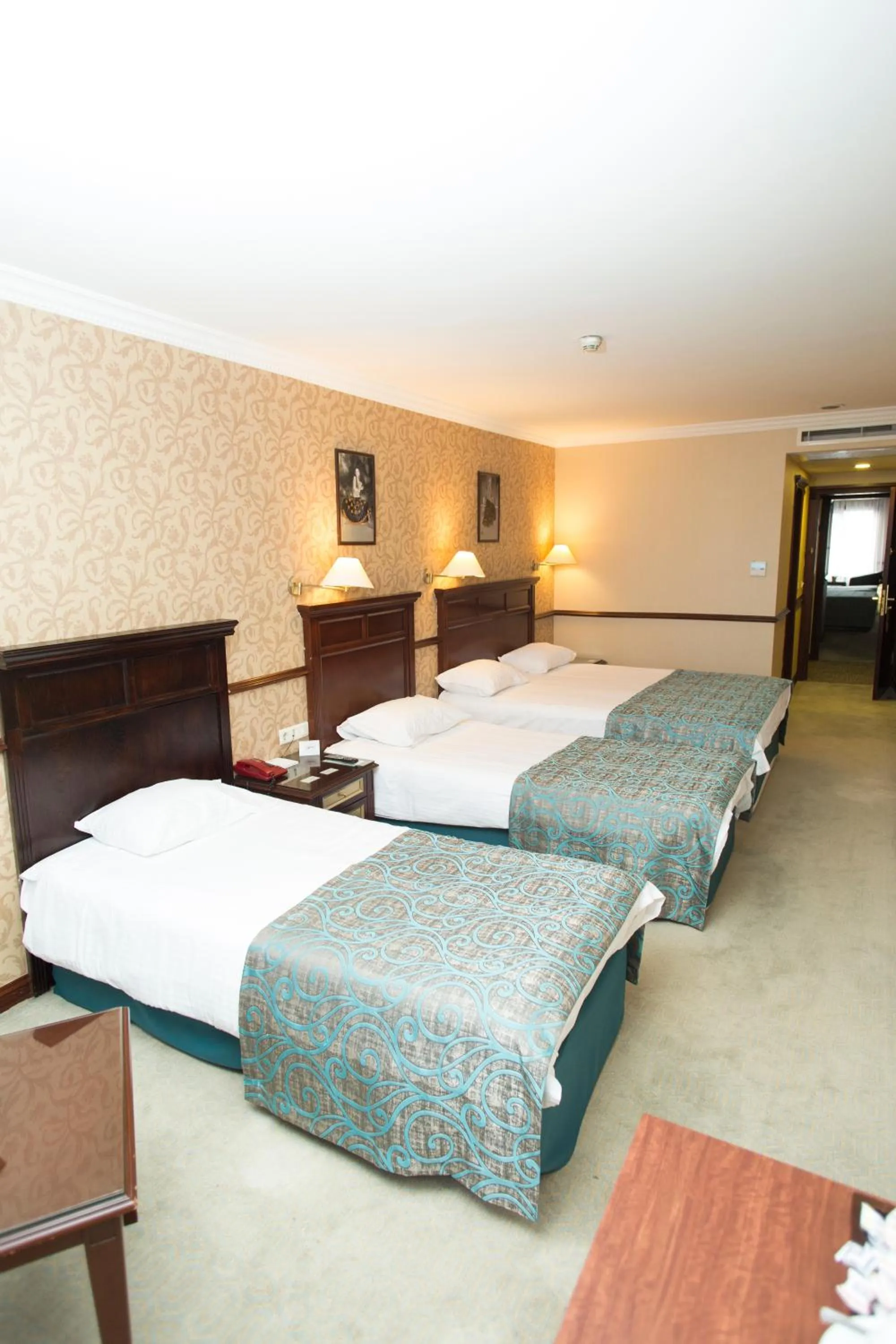 Bed in Topkapi Inter Istanbul Hotel