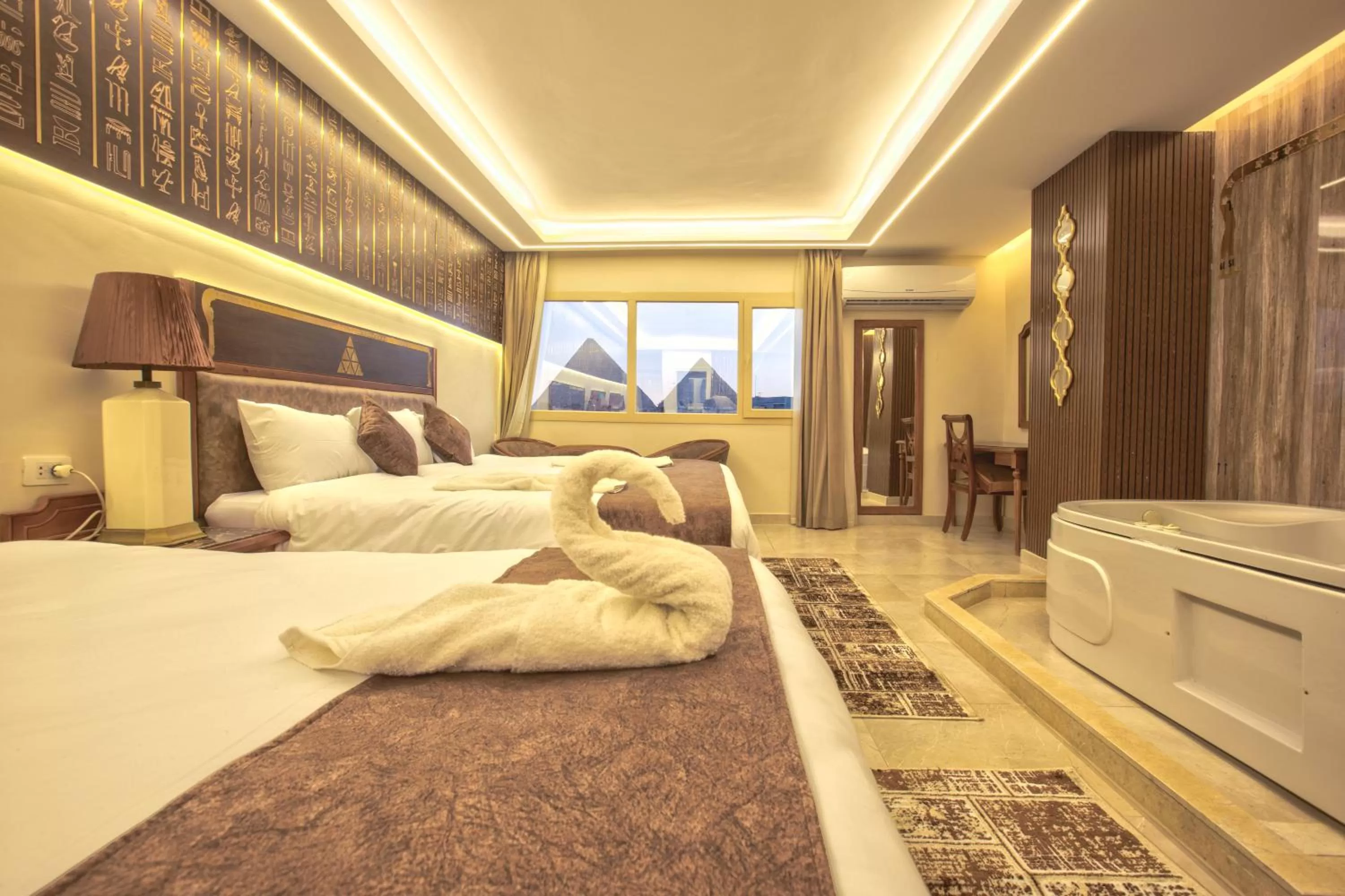 Bed in The Muse Pyramids