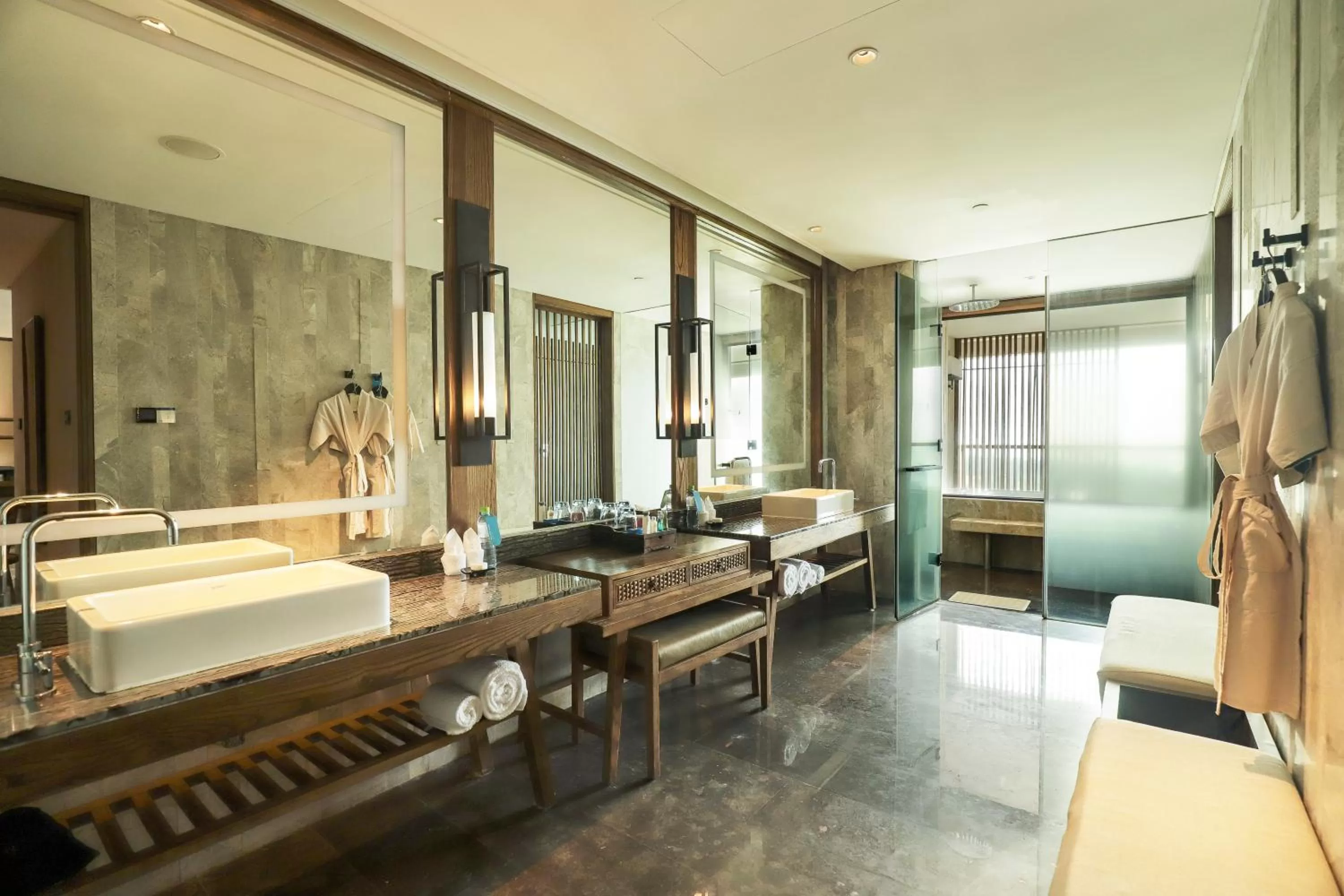 Bathroom in InterContinental Sanya Haitang Bay Resort by IHG
