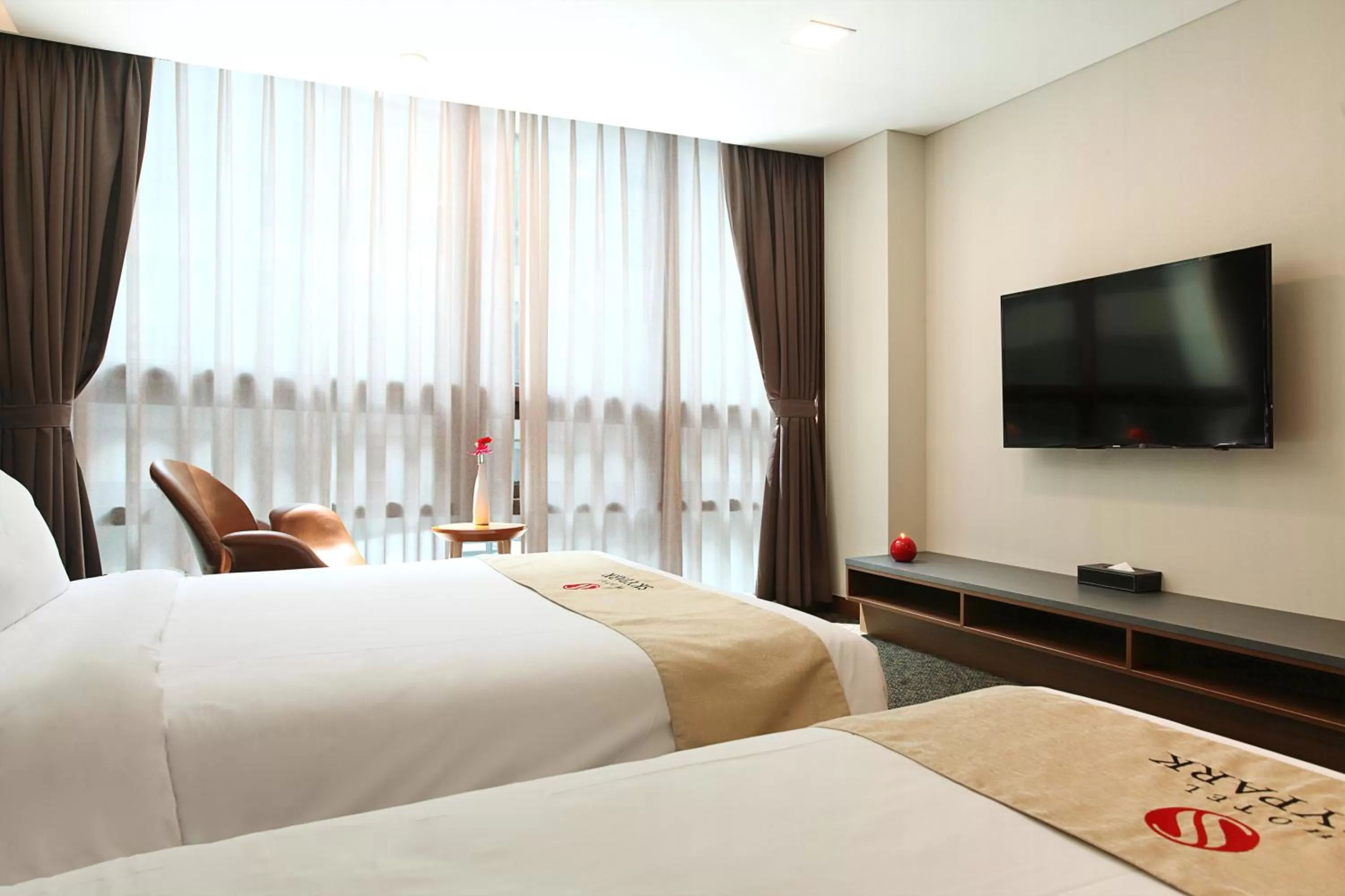 Bedroom, Bed in Hotel Skypark Kingstown Dongdaemun