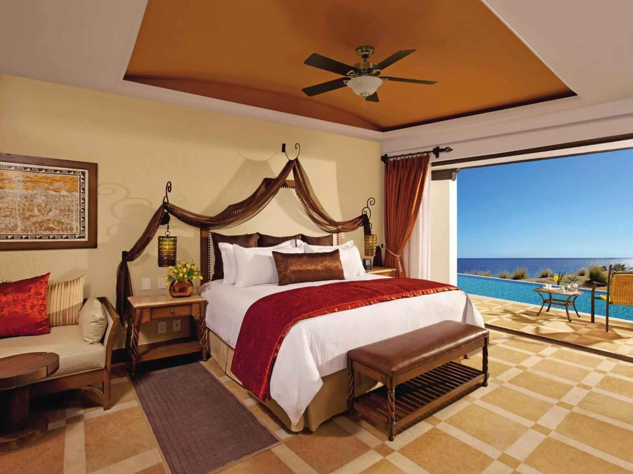 Bedroom, Bed in Secrets Puerto Los Cabos Golf & Spa18+