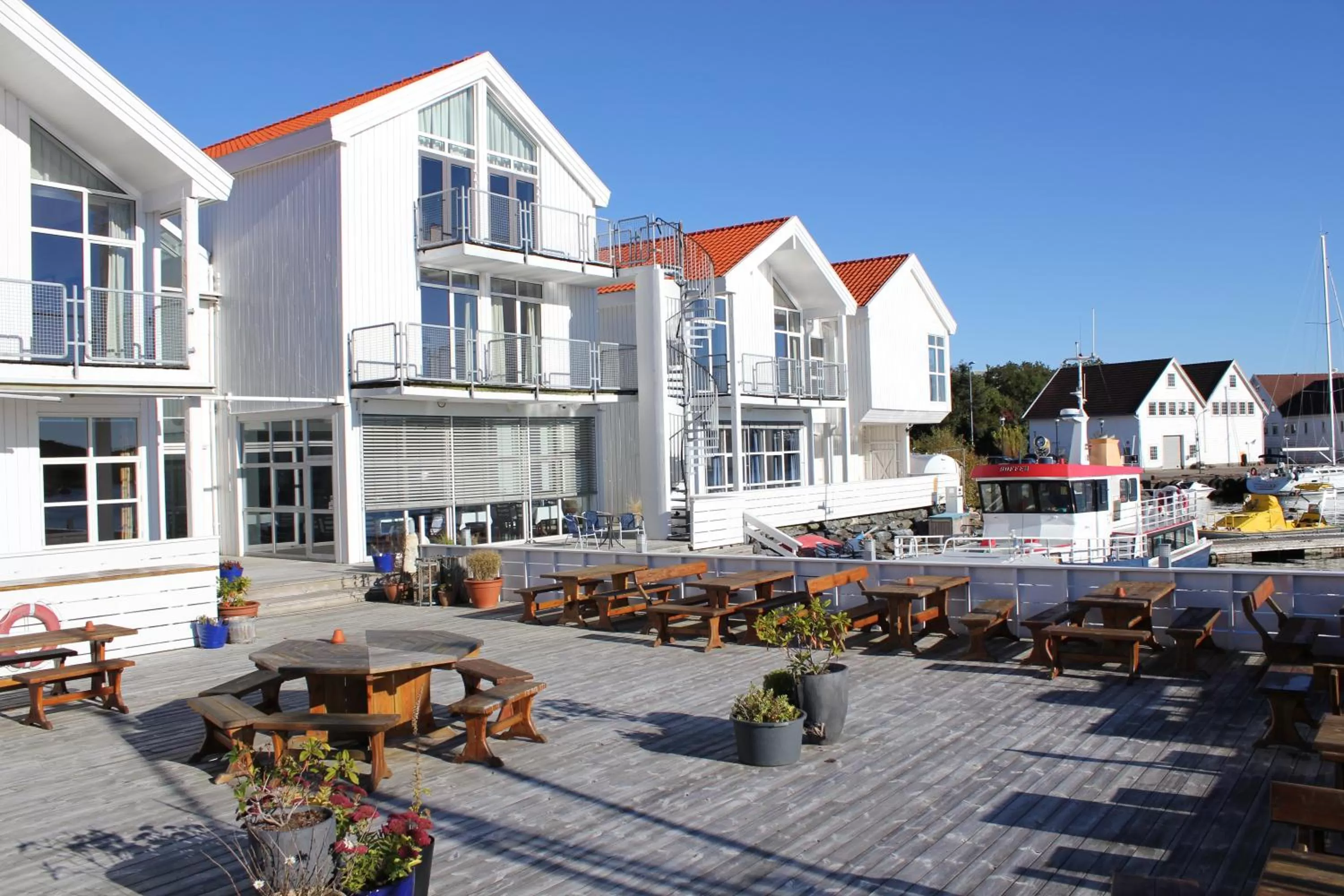 Balcony/Terrace in Hummeren Hotel