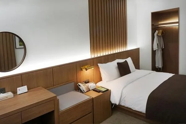 Bed in Commodore Hotel Busan