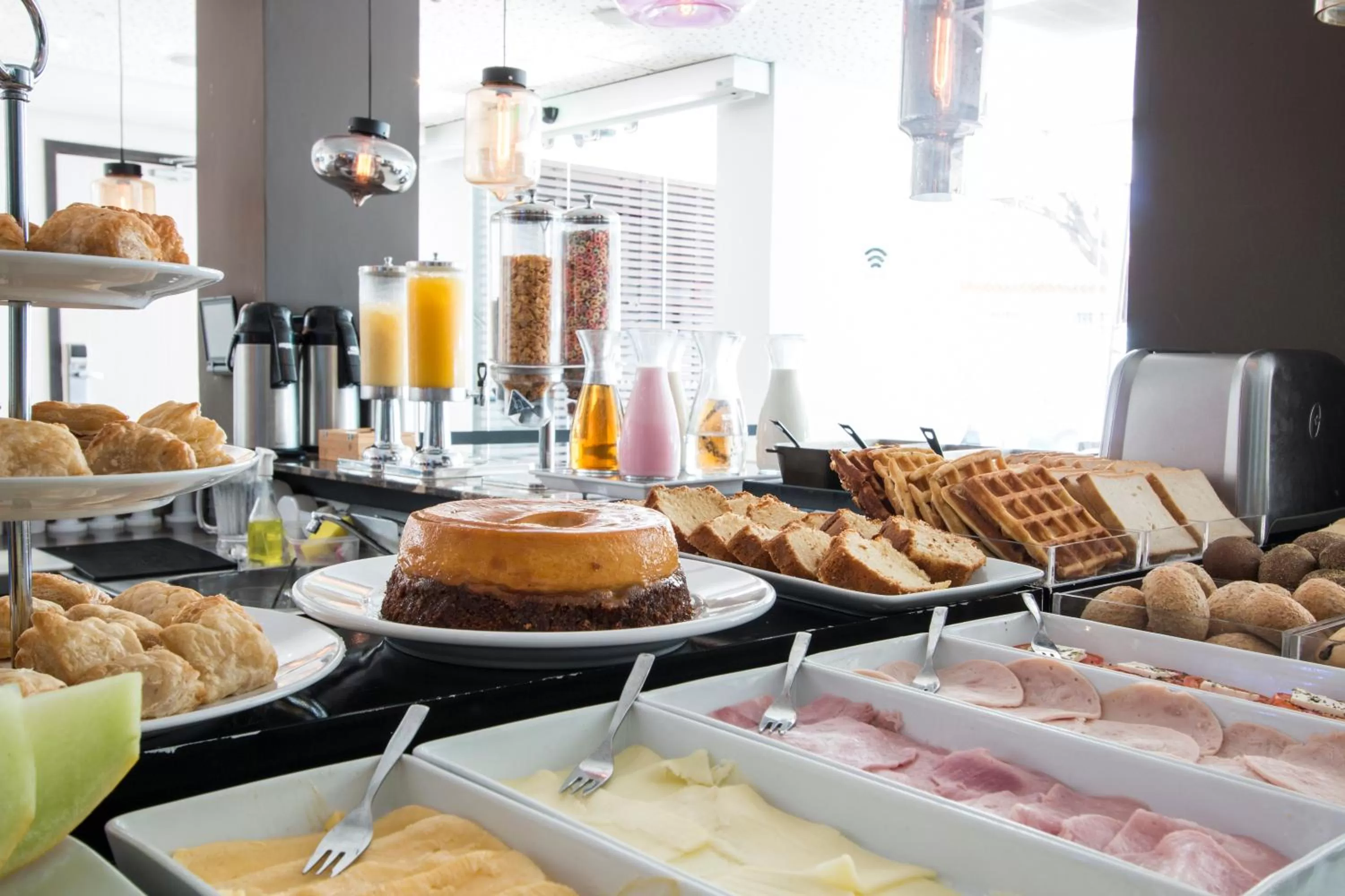 Buffet breakfast in The Hotel