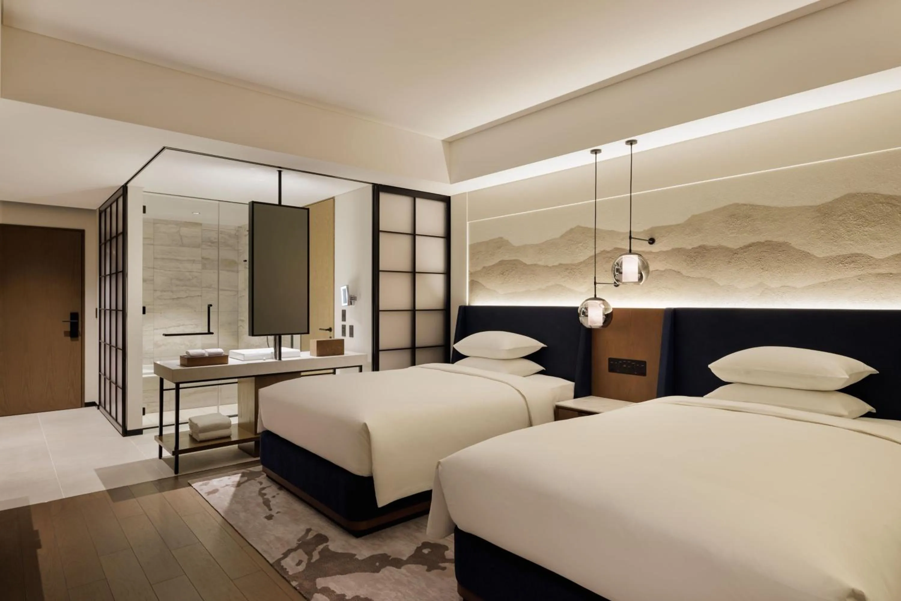 Photo of the whole room, Bed in Sheraton Kagoshima