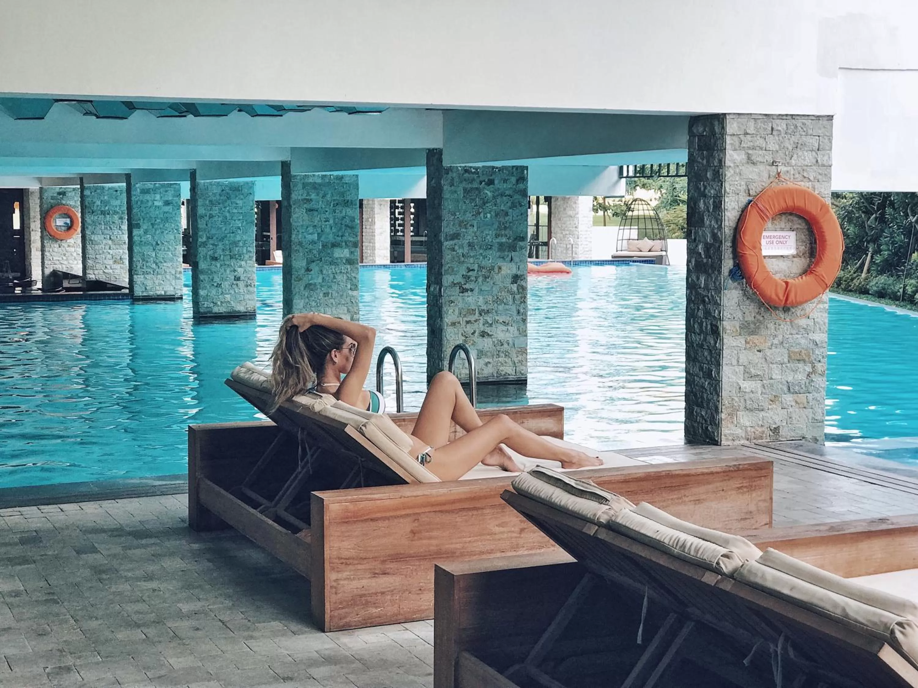 Swimming pool in The Sintesa Jimbaran Bali