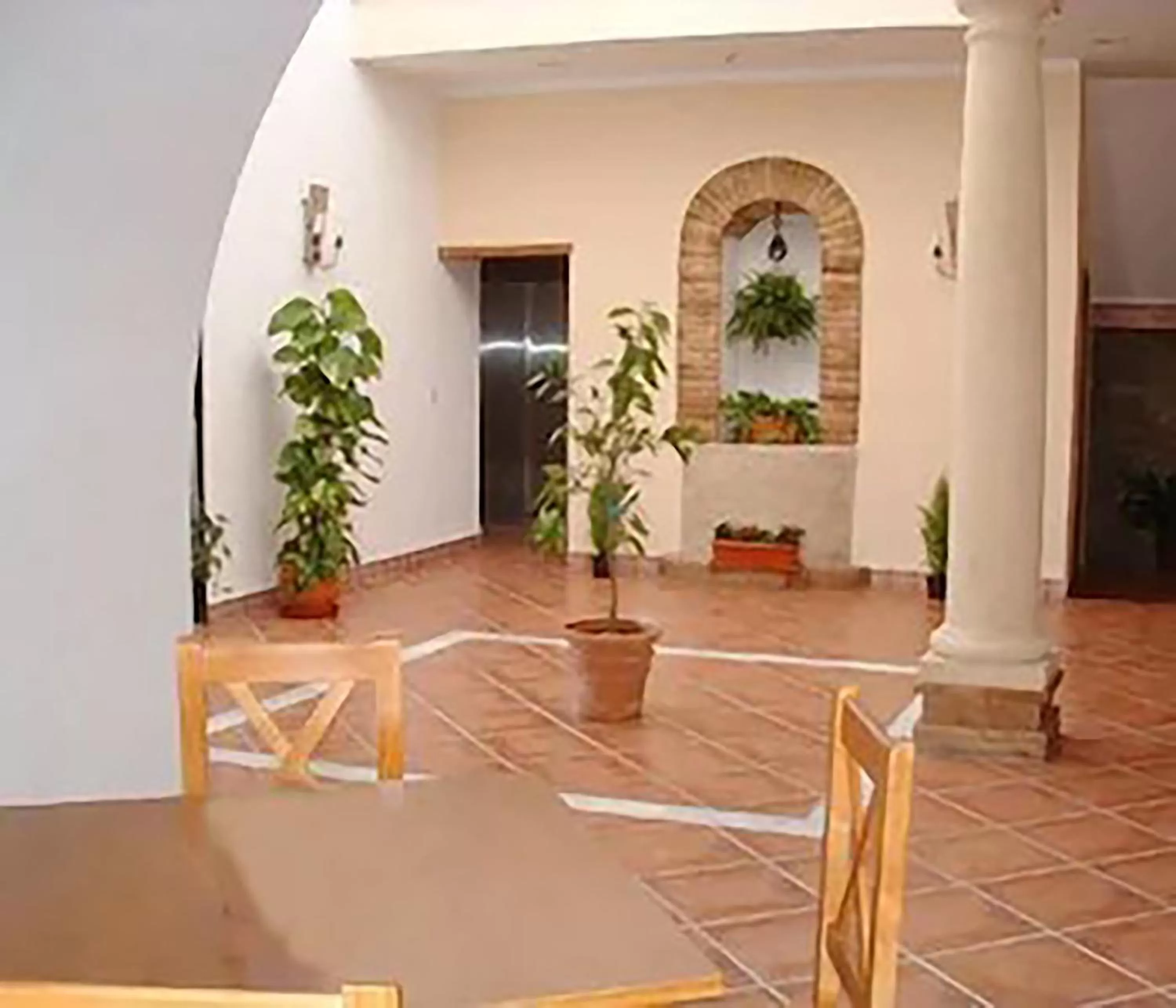 Patio in Hotel Plateros