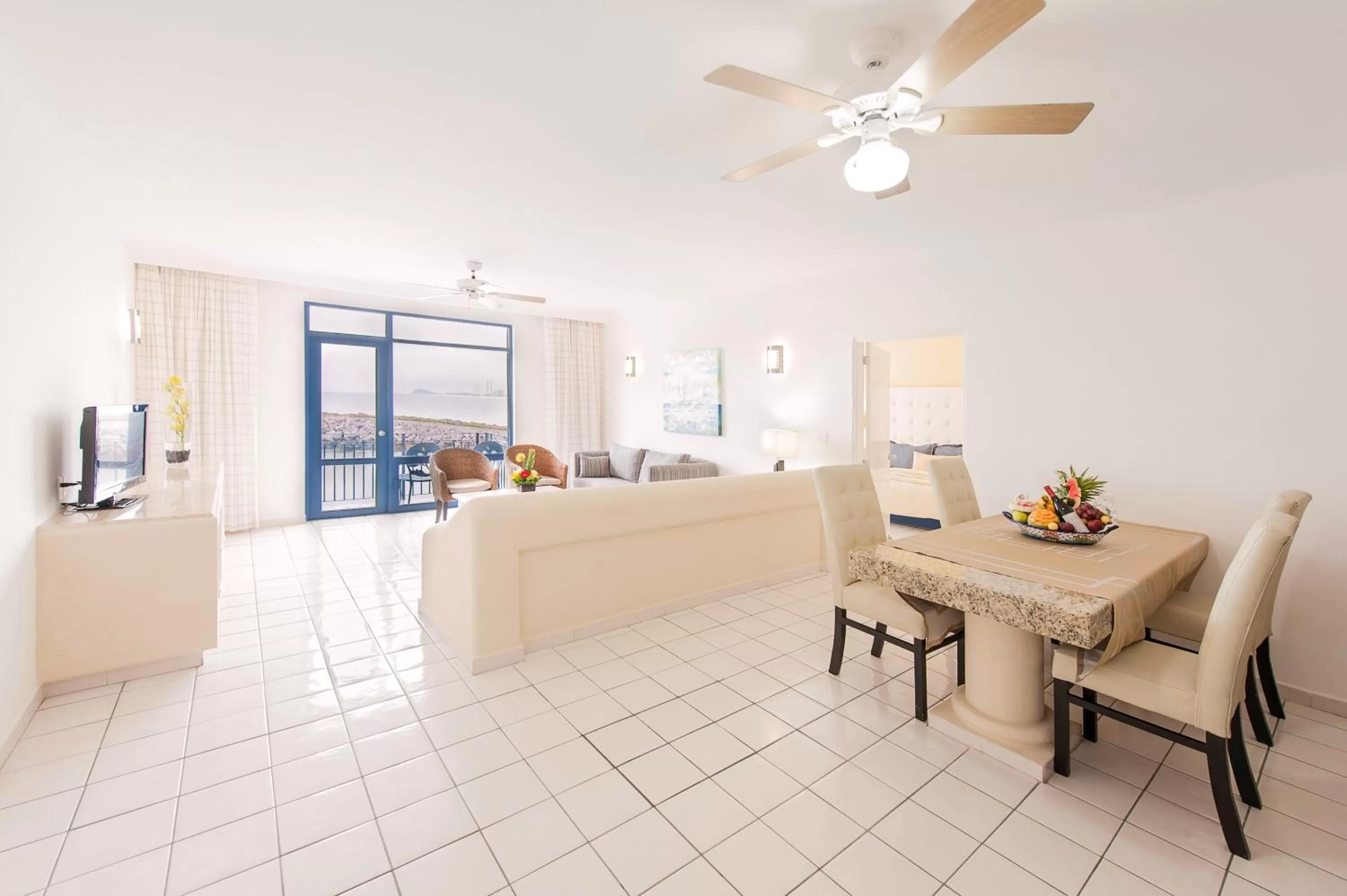 Seating area in El Cid Marina Beach Hotel