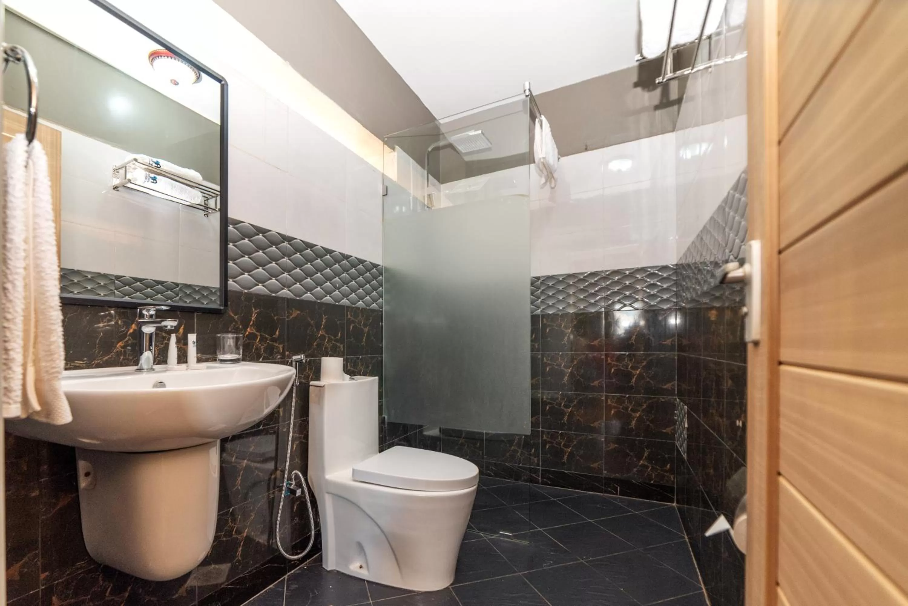 Bathroom in Afro Park Hotel