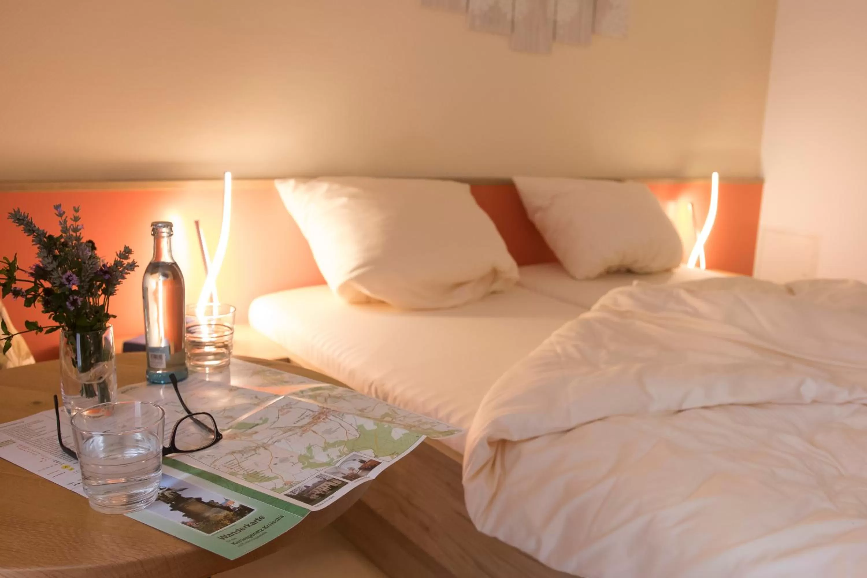 Bed in Pilgrims Inn Kreischa