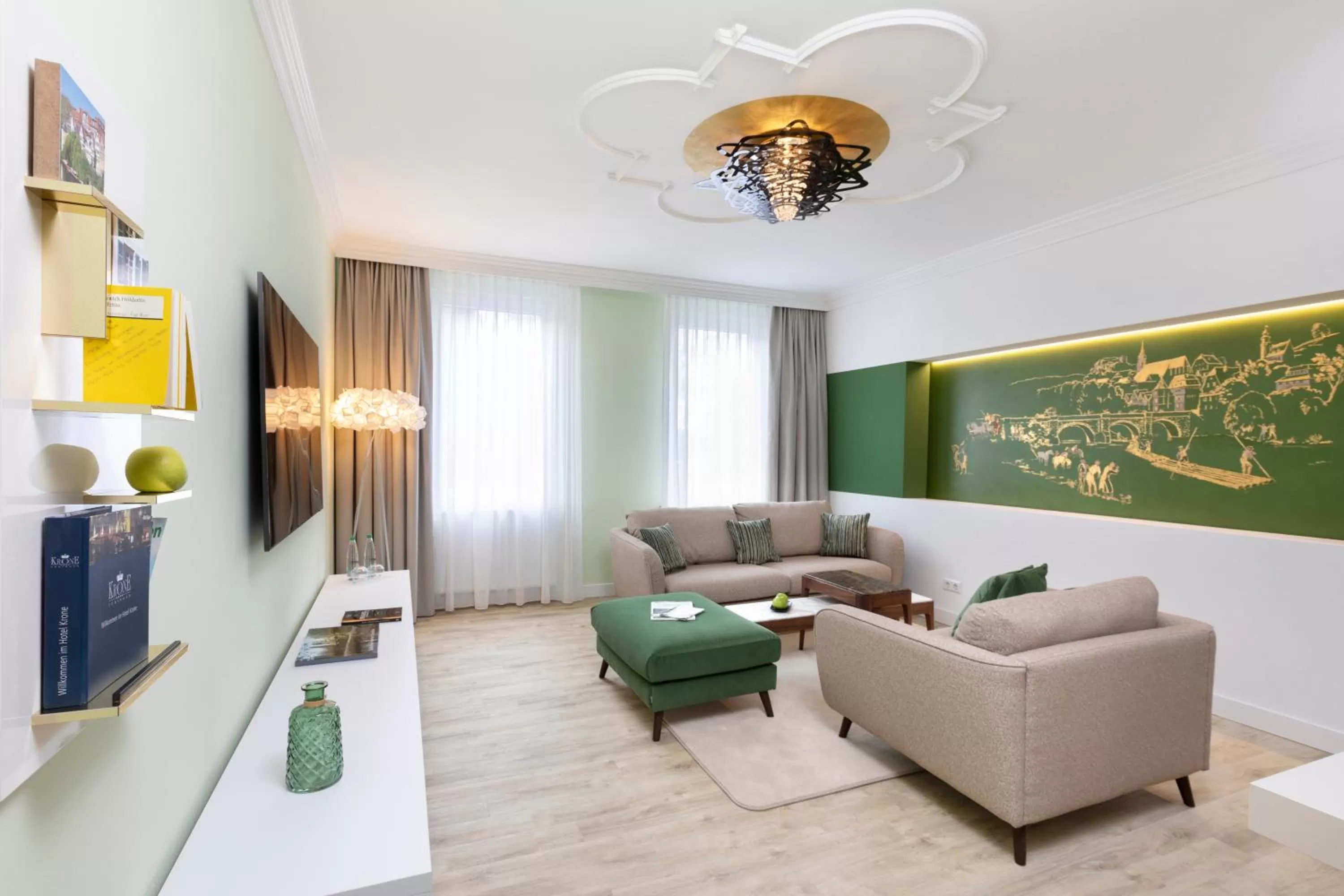 Living room in Hotel Krone ****S