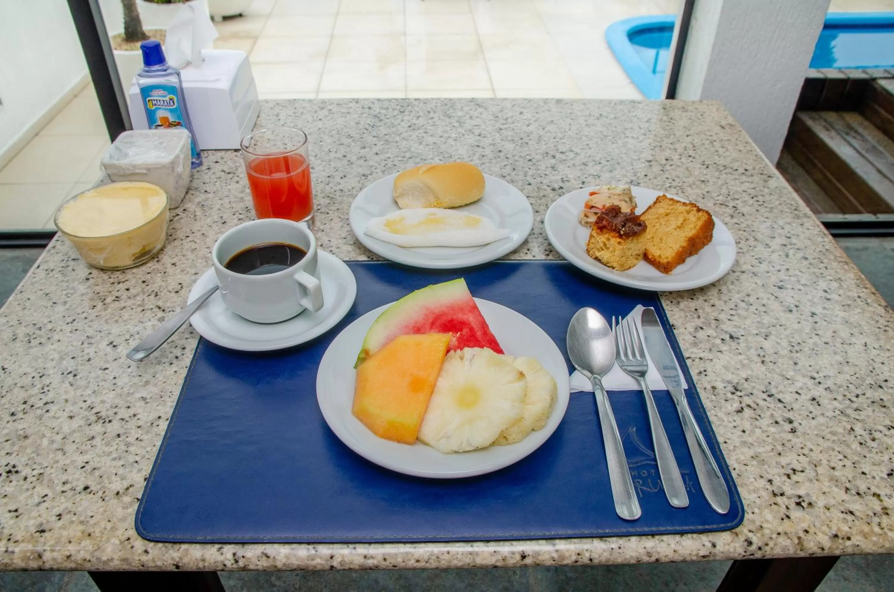 Breakfast in La Belle Beach Hotel
