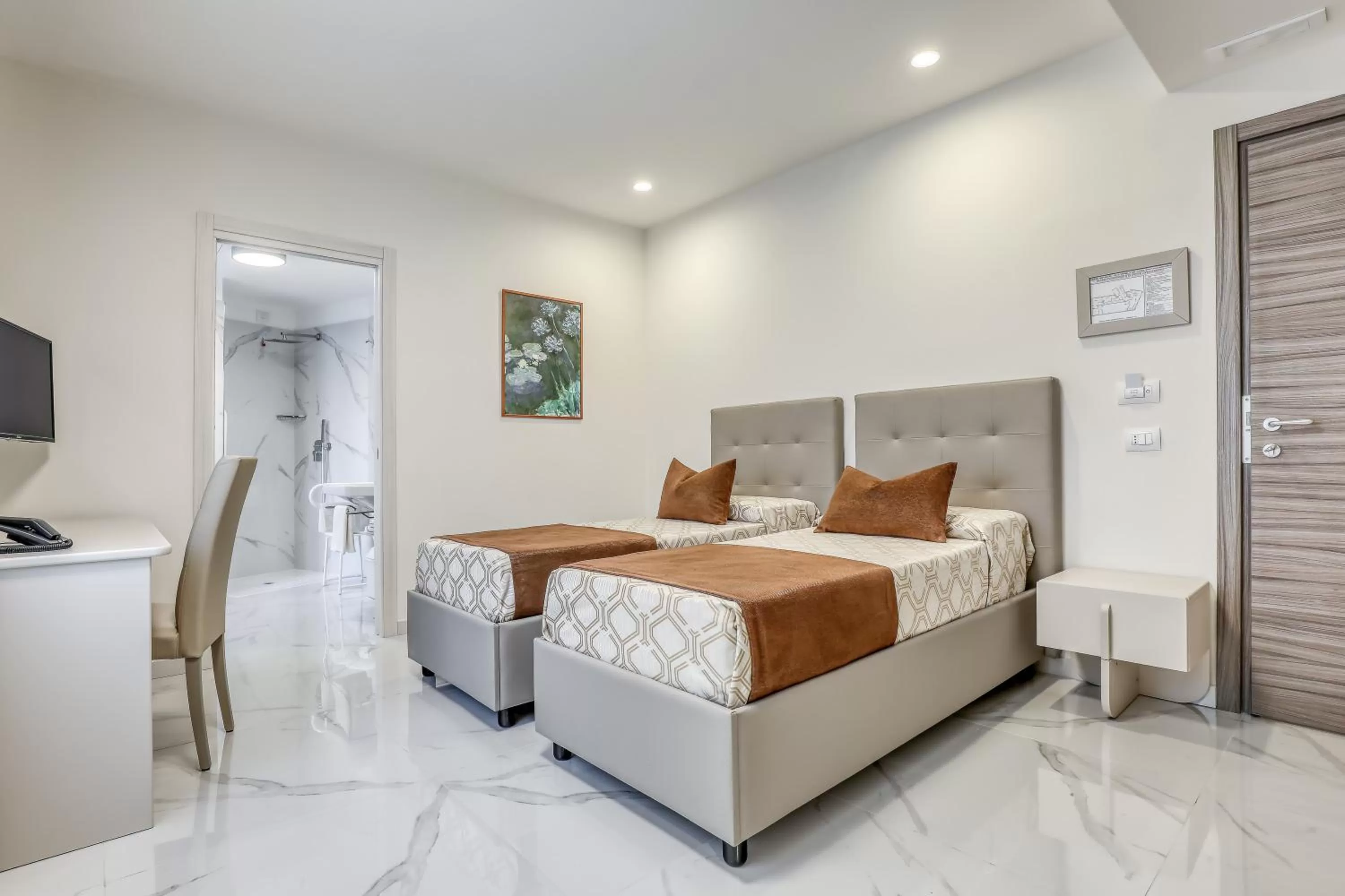 Bed in Vomero High Hotel