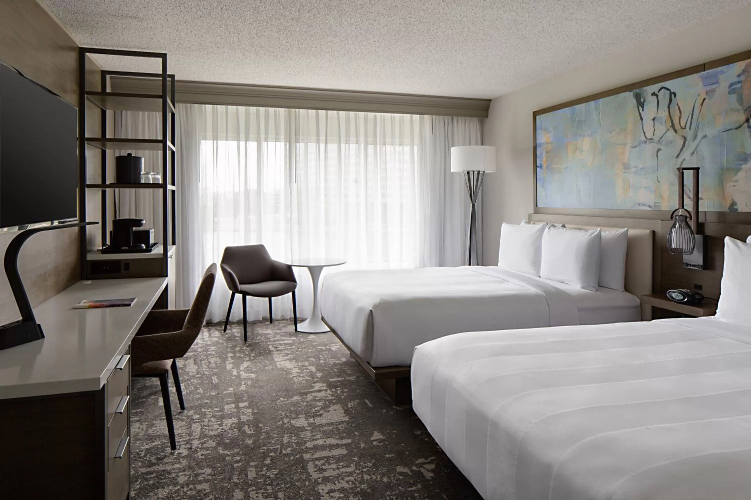 Bedroom, Bed in Marriott Dallas Las Colinas