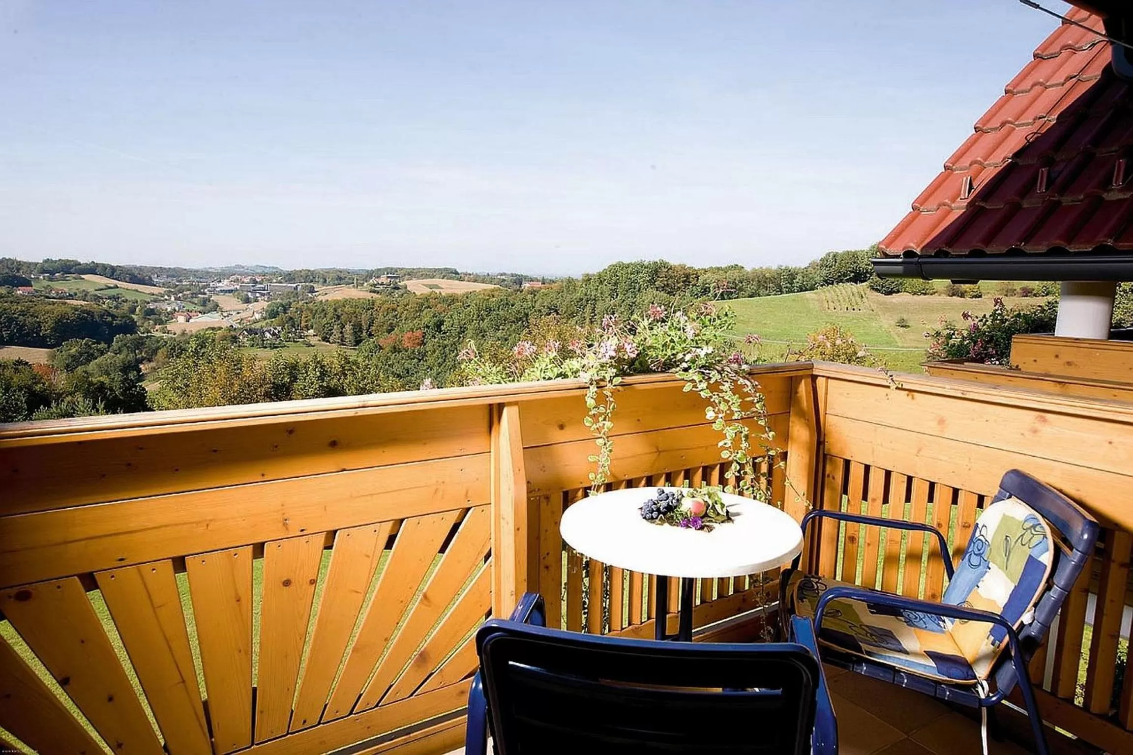 Balcony/Terrace in Hotel Garni Oasis Loipersdorf