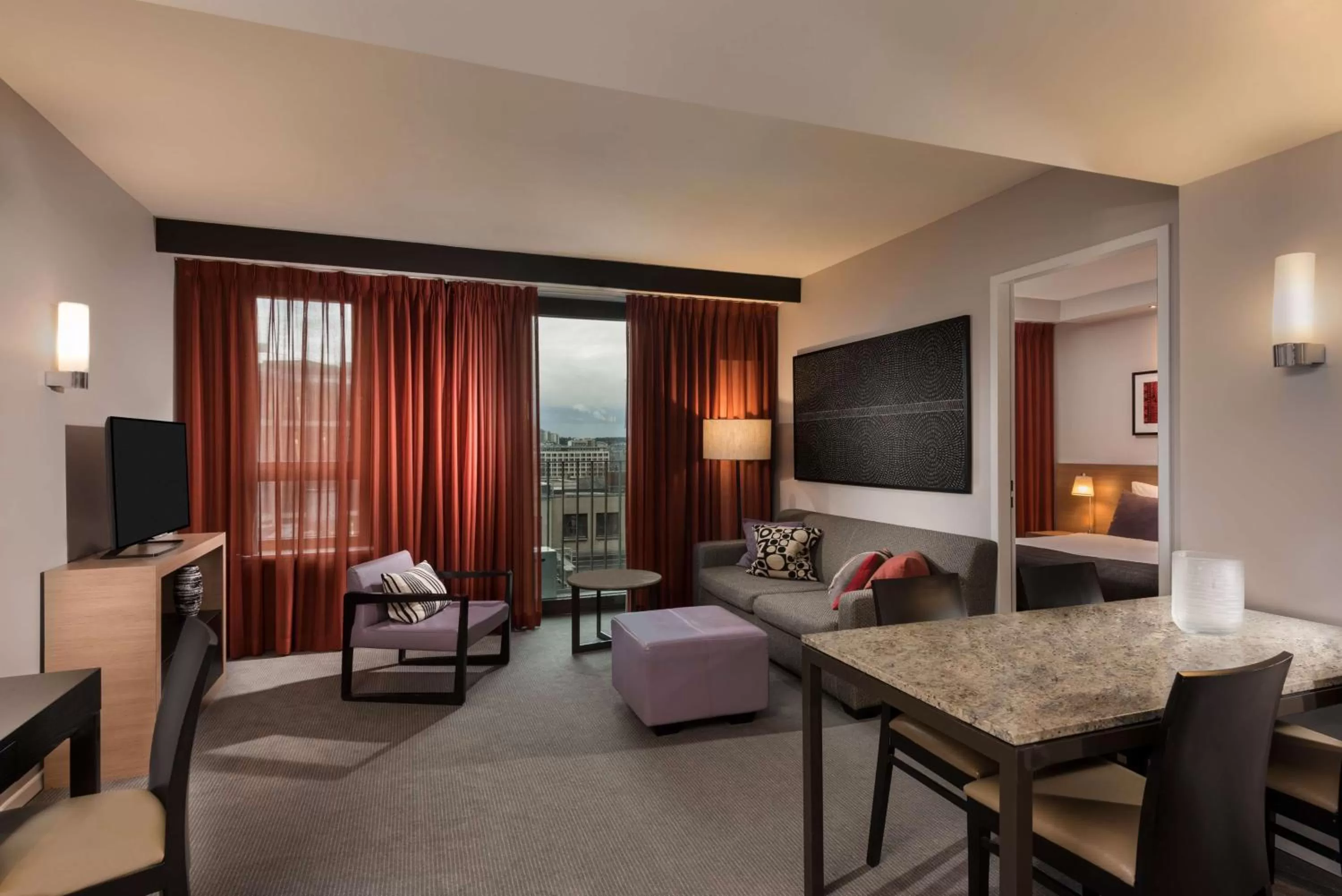 Photo of the whole room in Adina Apartment Hotel Frankfurt Neue Oper