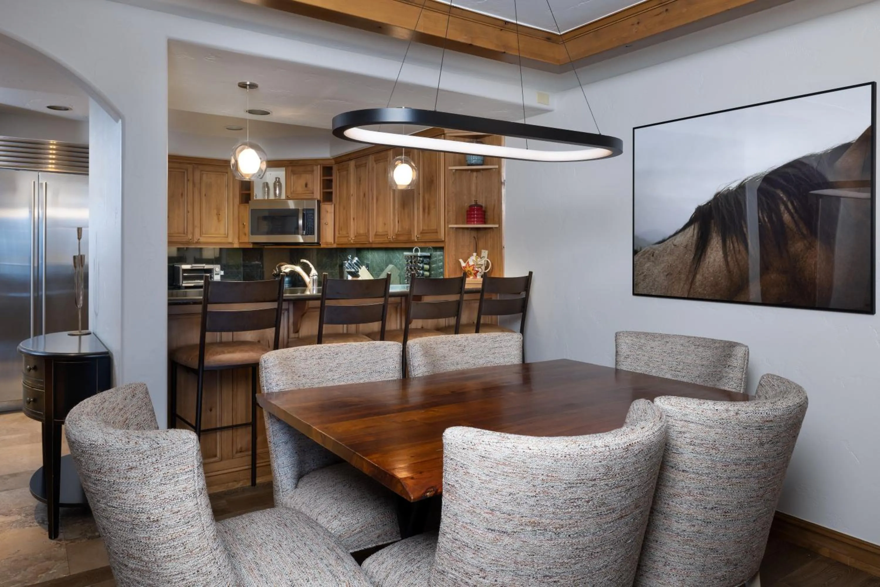 Living room in Gravity Haus Vail