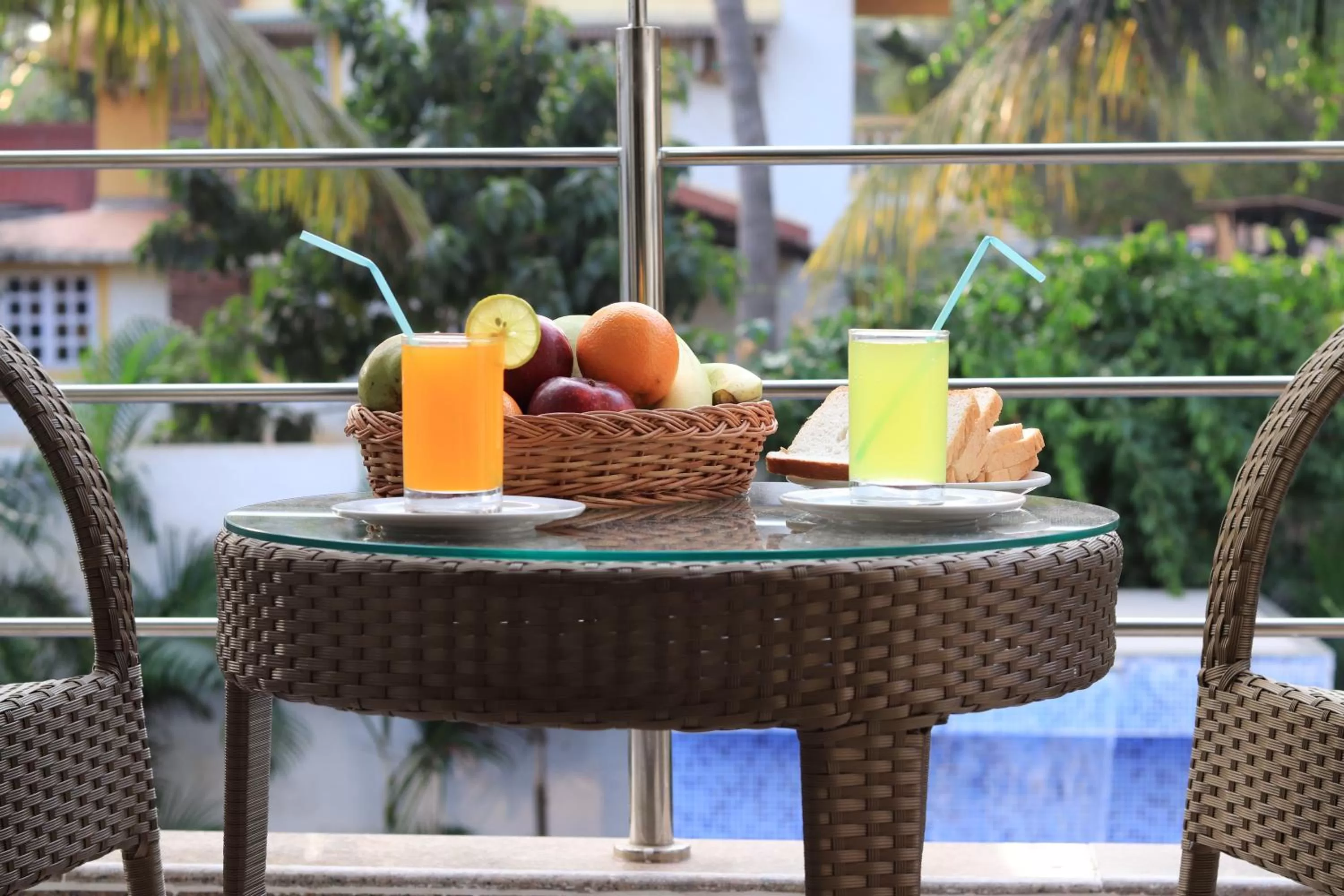 Breakfast in Miranda Beach Resort Baga