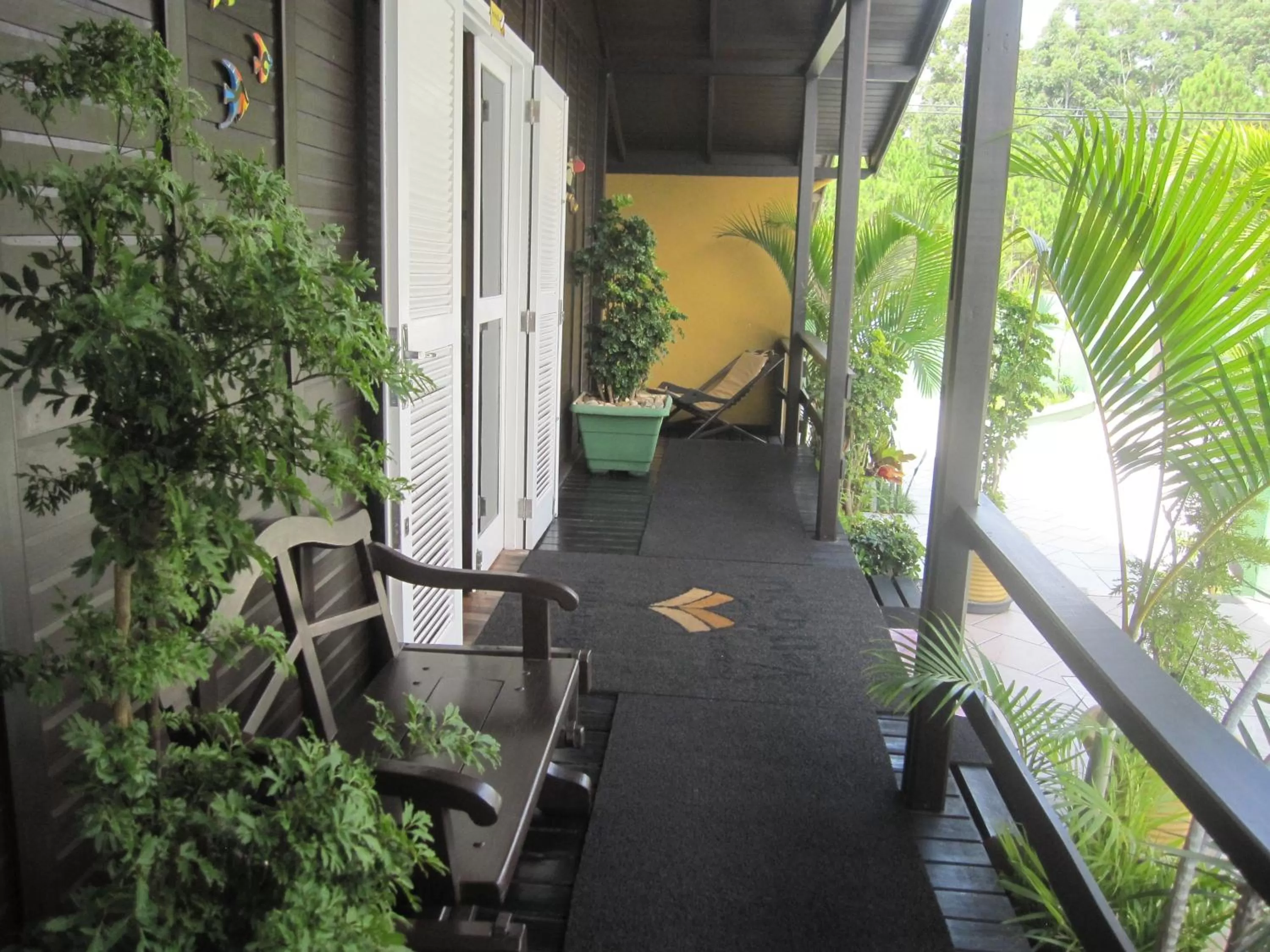 Balcony/Terrace in Pousada Vento Sul