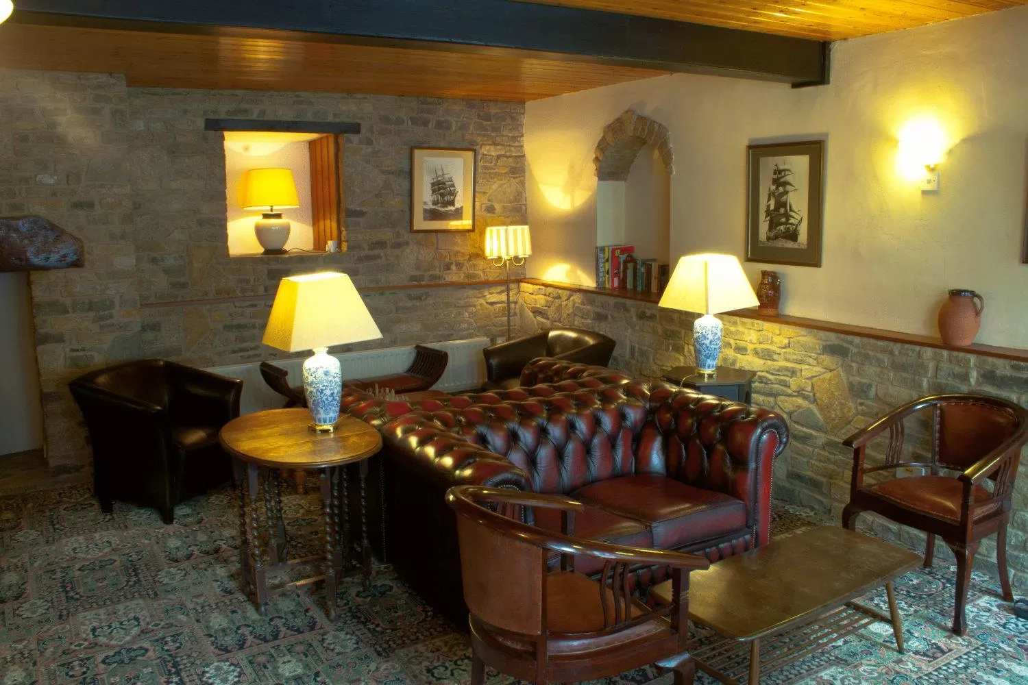 Living room in The Royal Lion Hotel