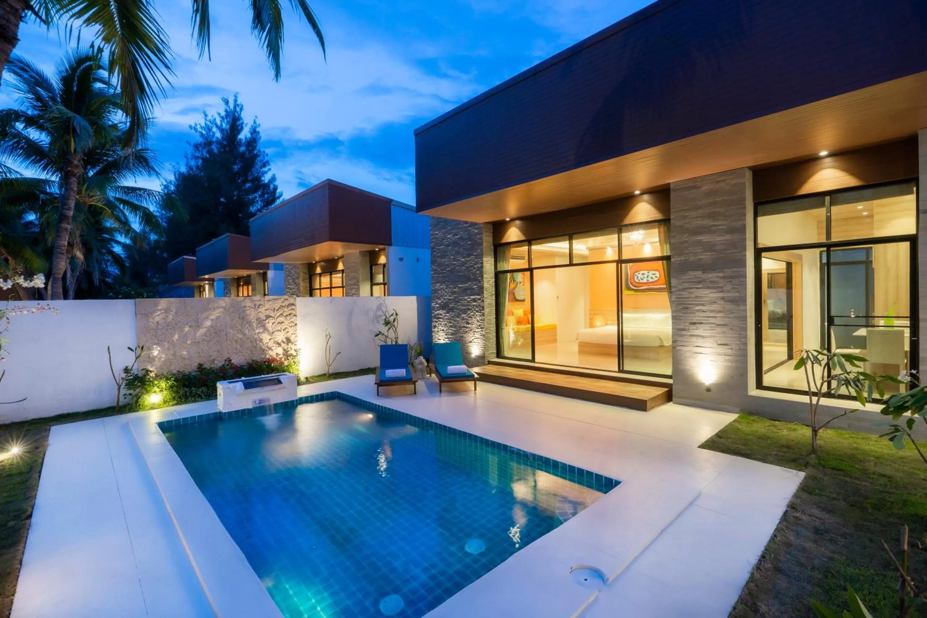 Pool view in Dhevan Dara Resort & Spa Hua Hin - Pool Villa