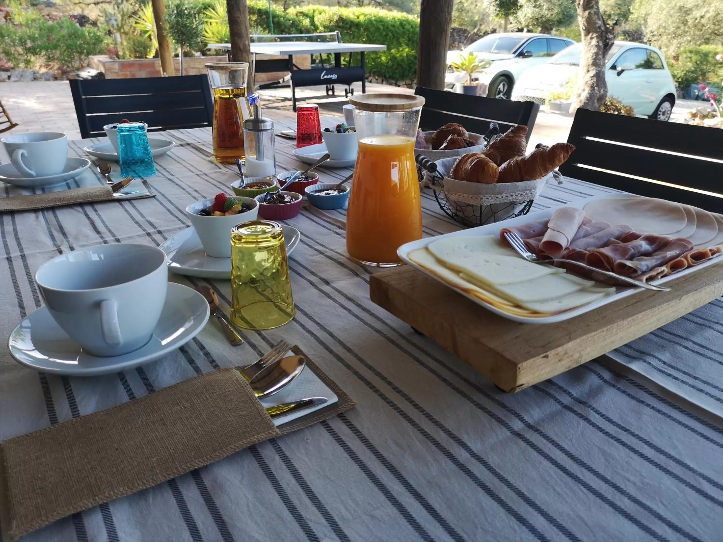 Continental breakfast in Quinta Da Familia