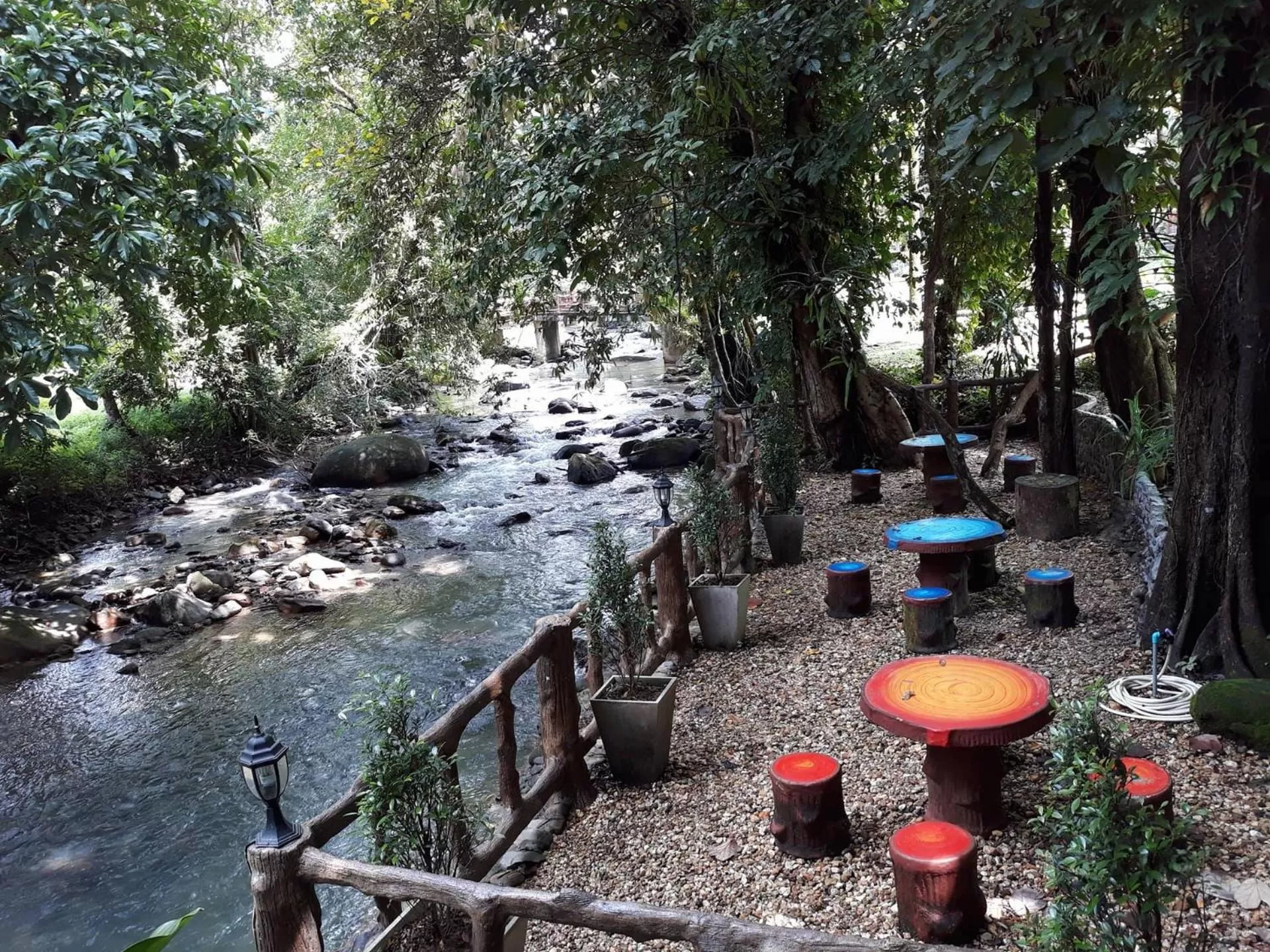 Natural landscape in Tree Tops River Huts