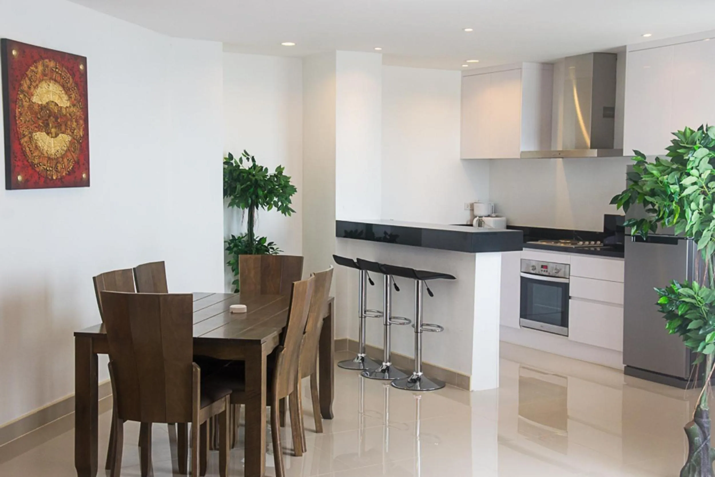 Kitchen or kitchenette in Tropical Sea View Residence
