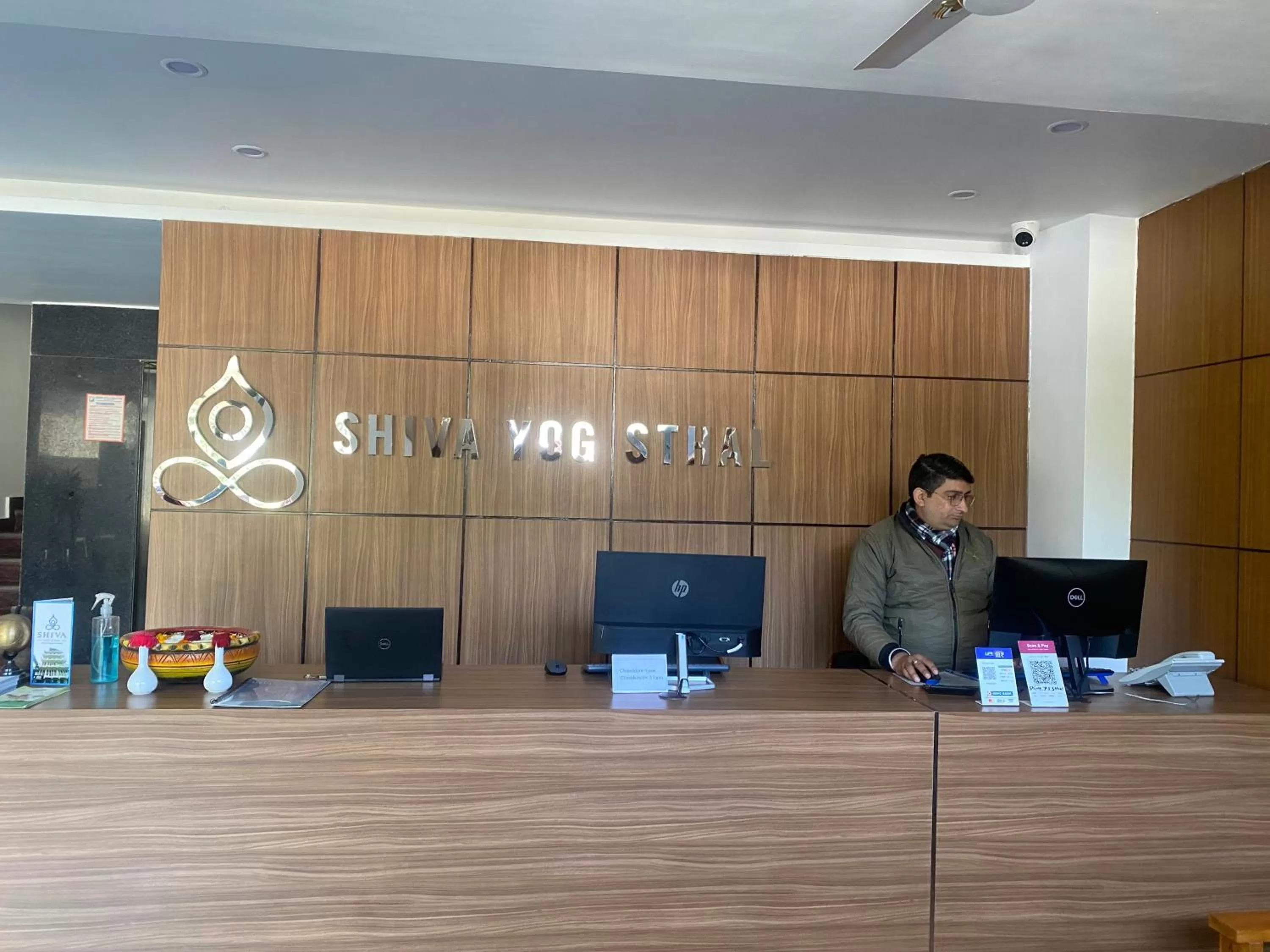 Lobby or reception in Hotel Shiva Yog Sthal