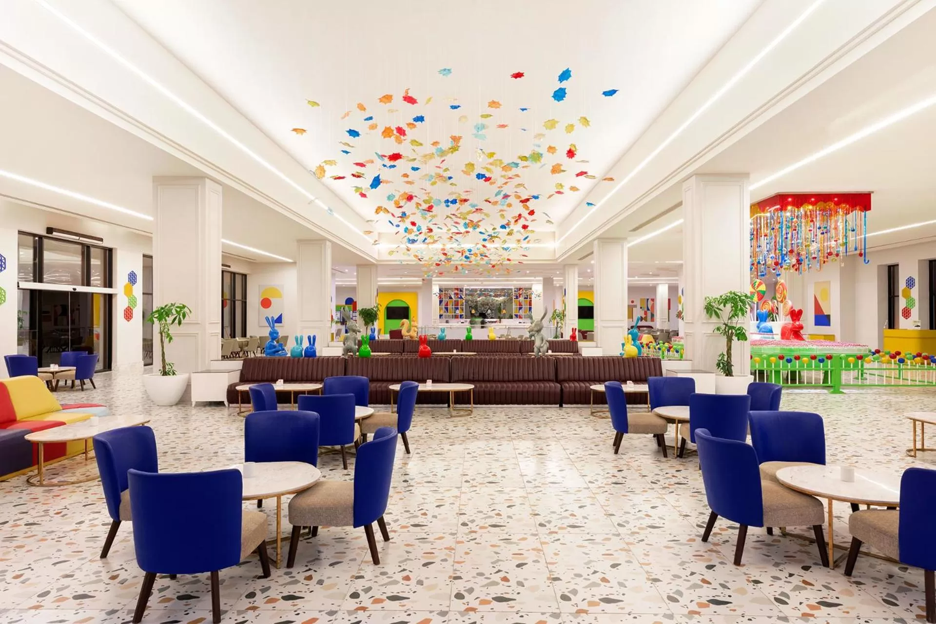 Lobby or reception in Neverland City Hurghada - Pickalbatros