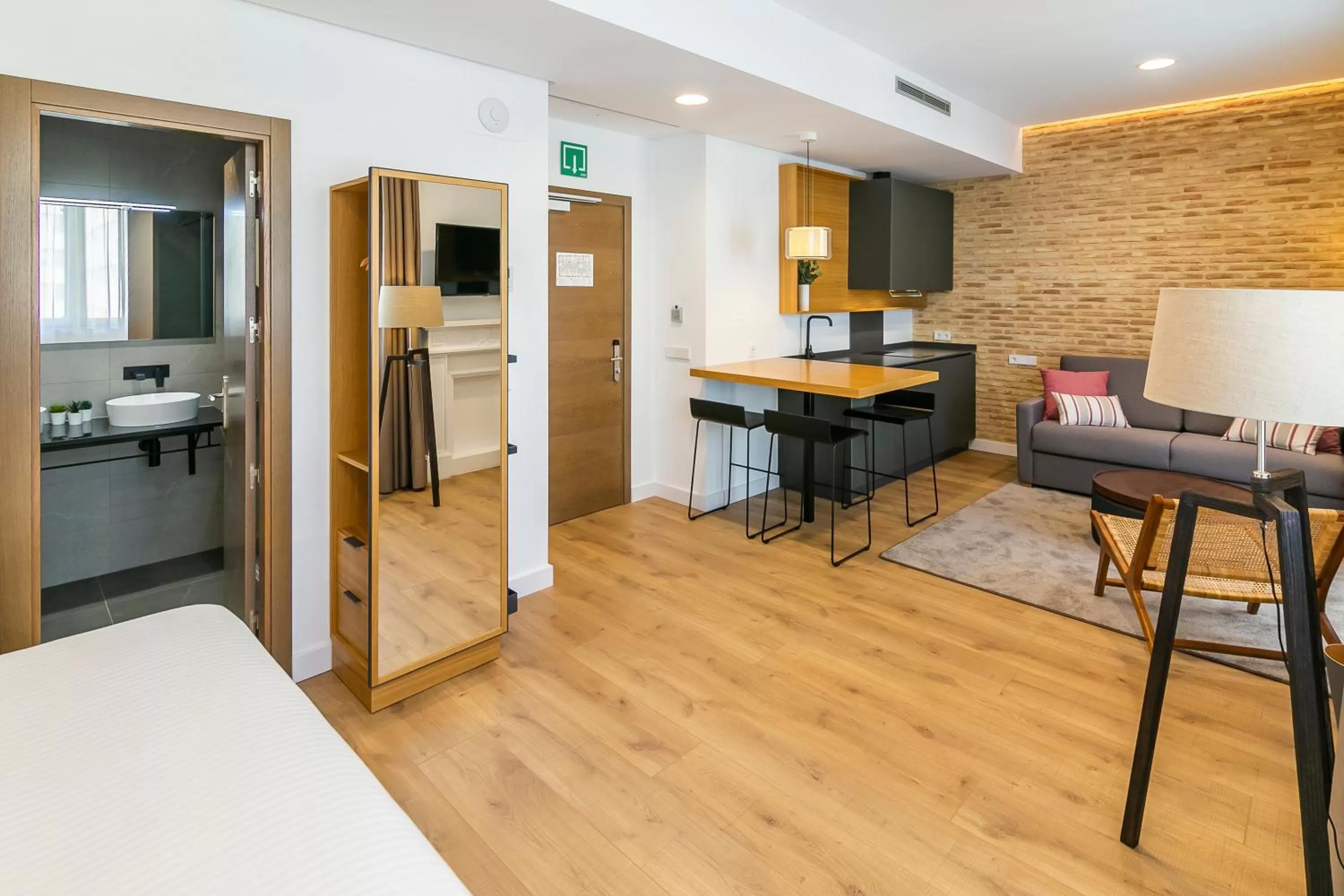 Living room in Aquitania Home Suites