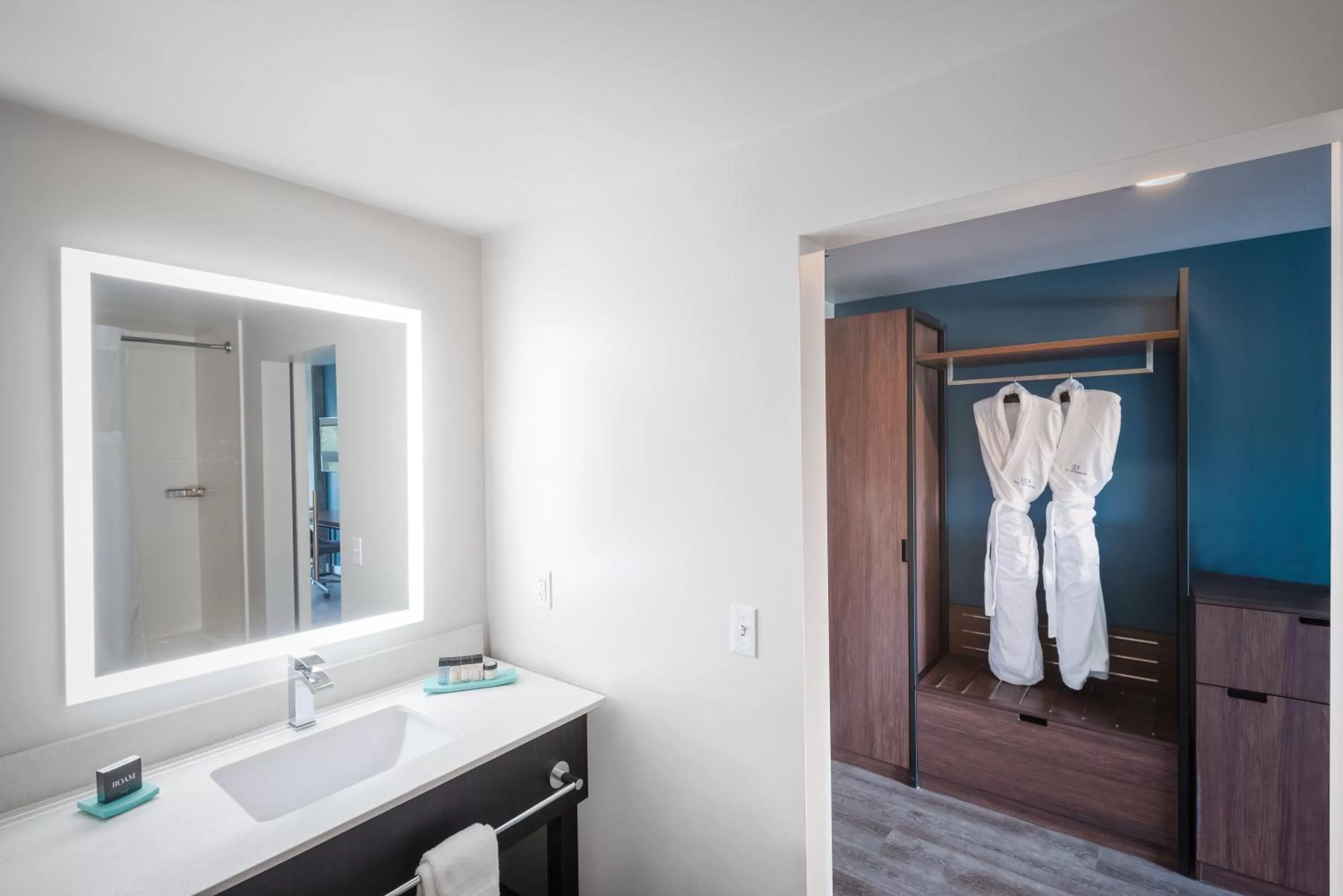 Bathroom in Hotel Interurban Seattle Airport SeaTac