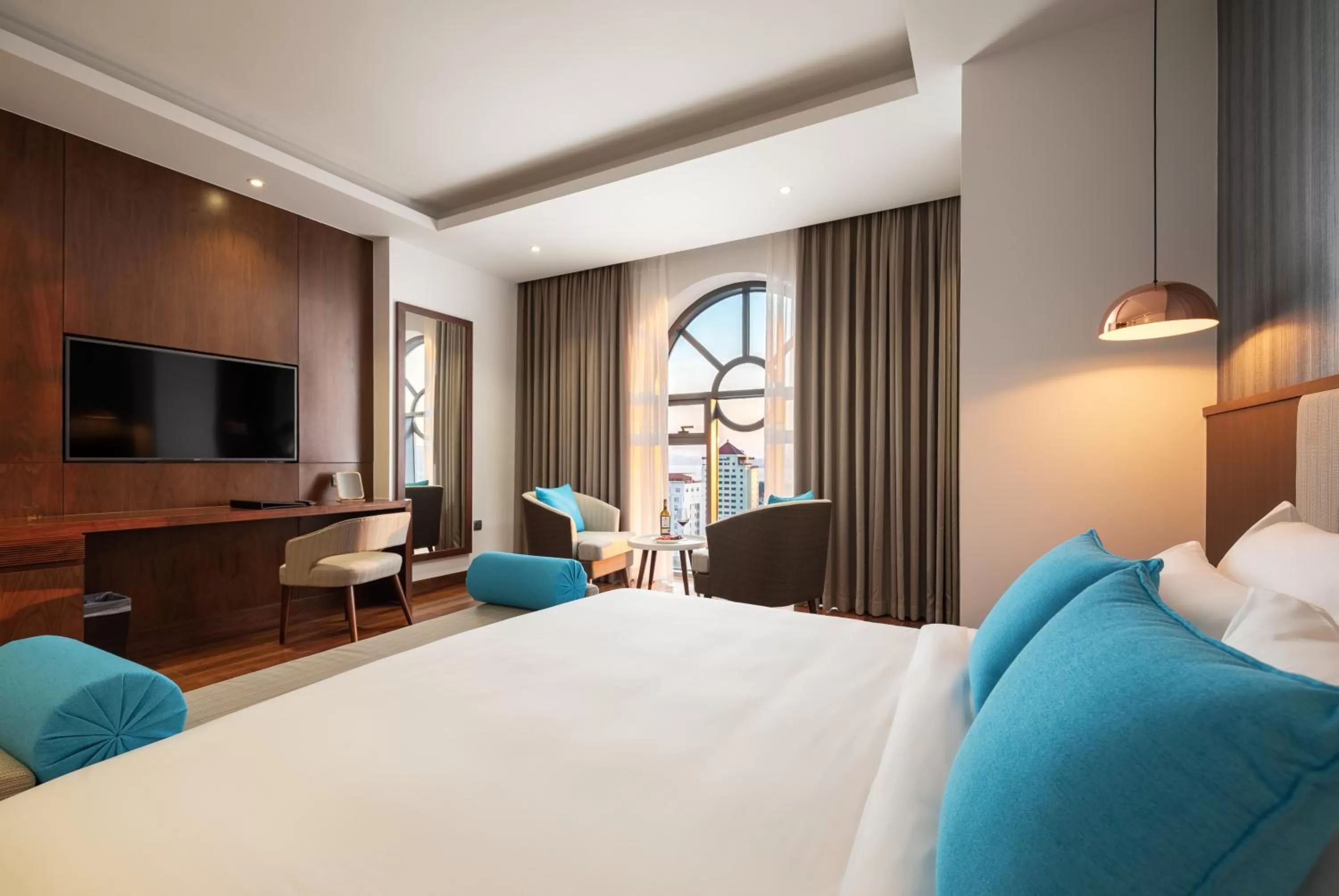 Photo of the whole room, Bed in D'Lecia Ha Long Hotel