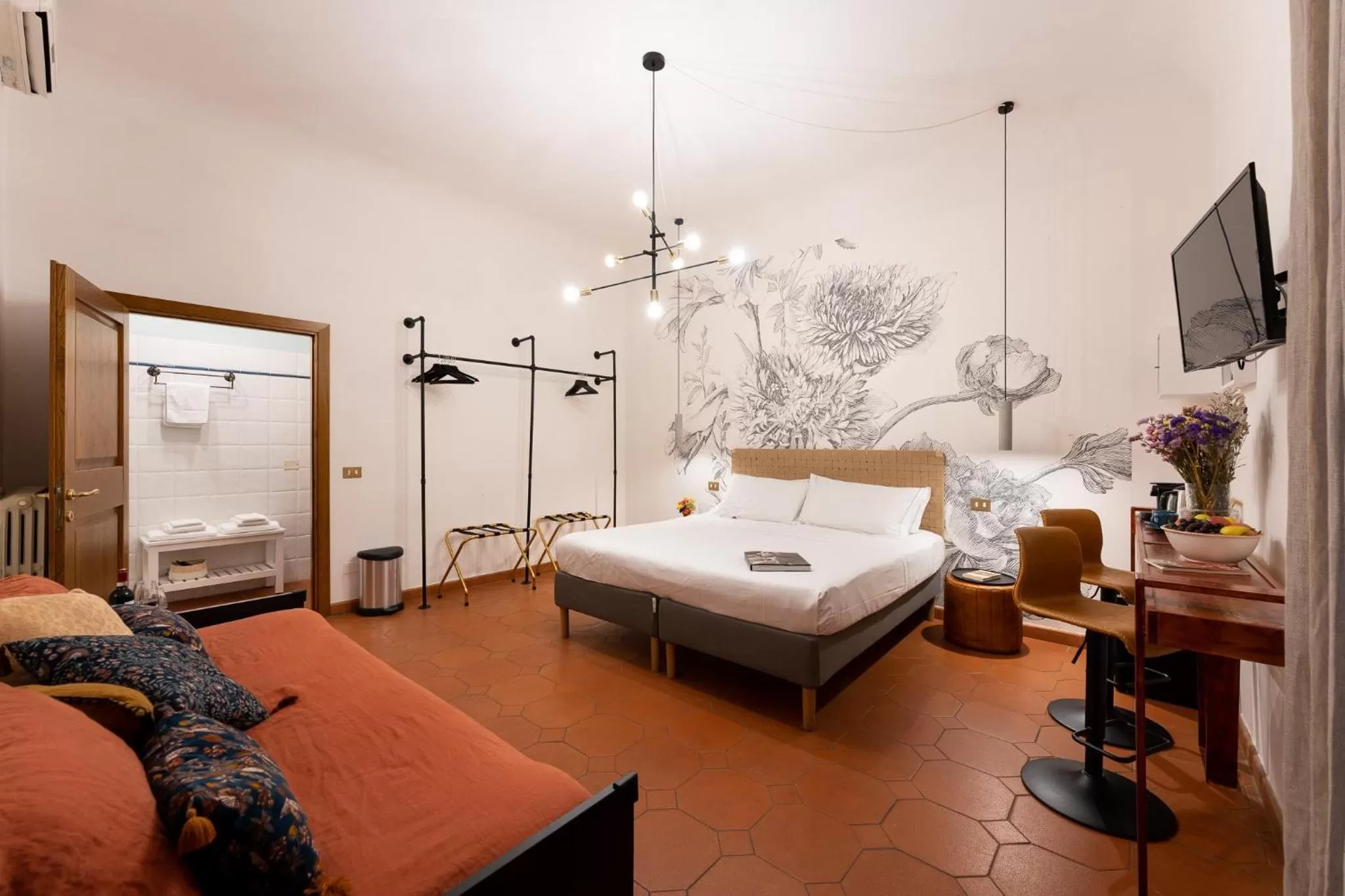 Classic Triple Room in SPIRIT OF FLORENCE Boutique Rooms