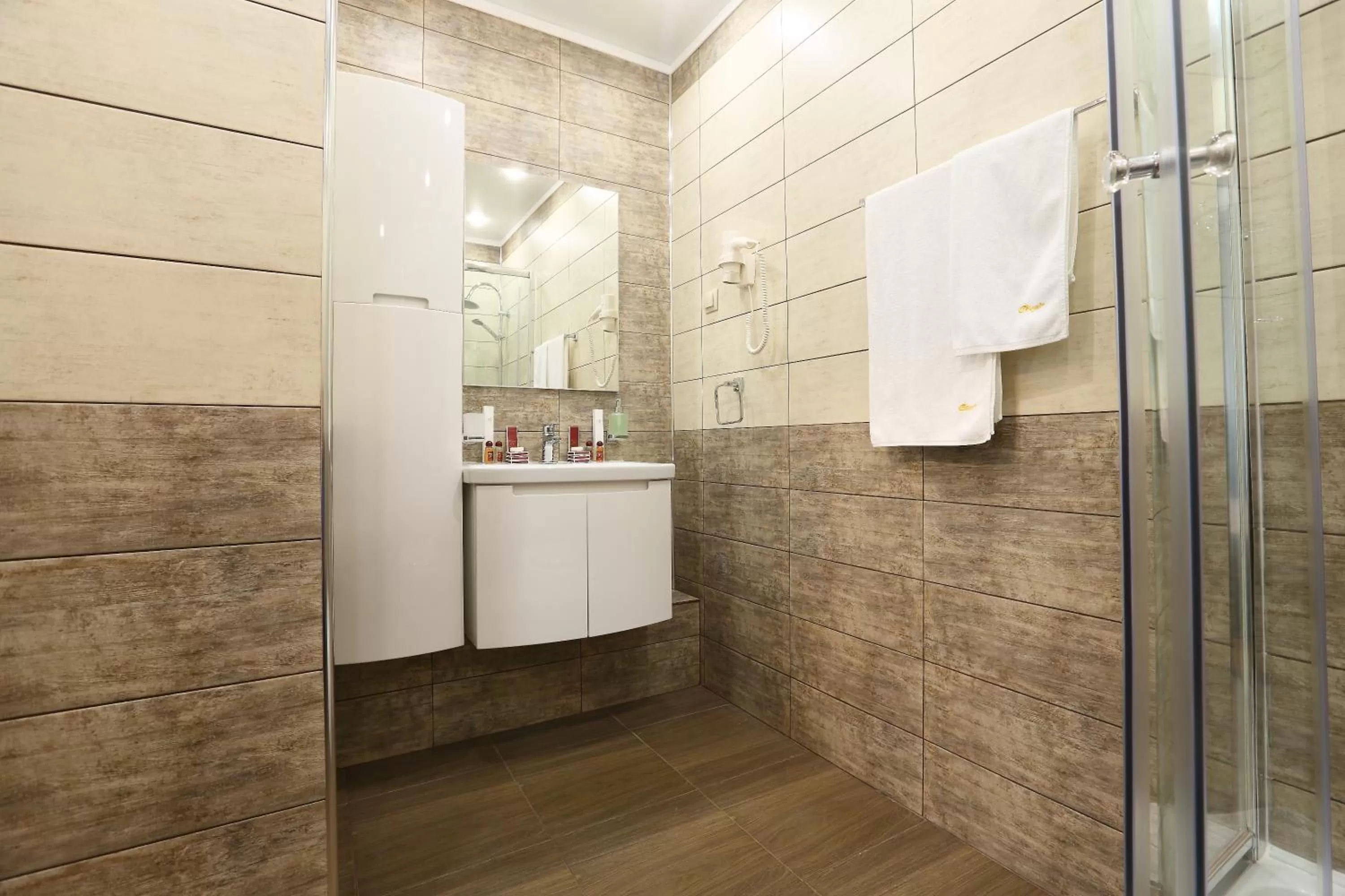 Bathroom in Oberig Hotel