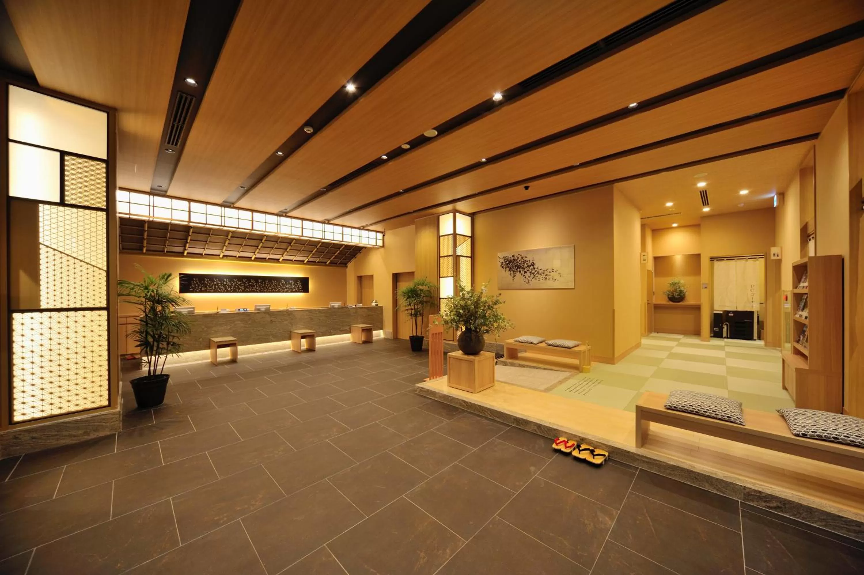 Lobby or reception in Onyado Nono Toyama Natural Hot Spring