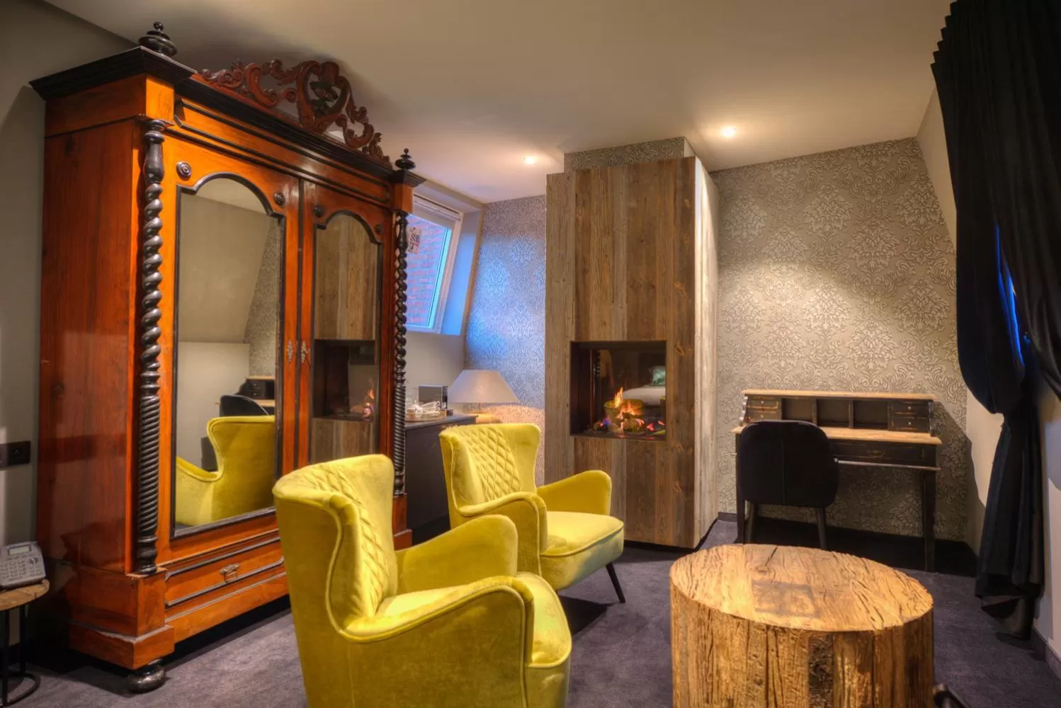 Seating area in 't Hartje van Brugge