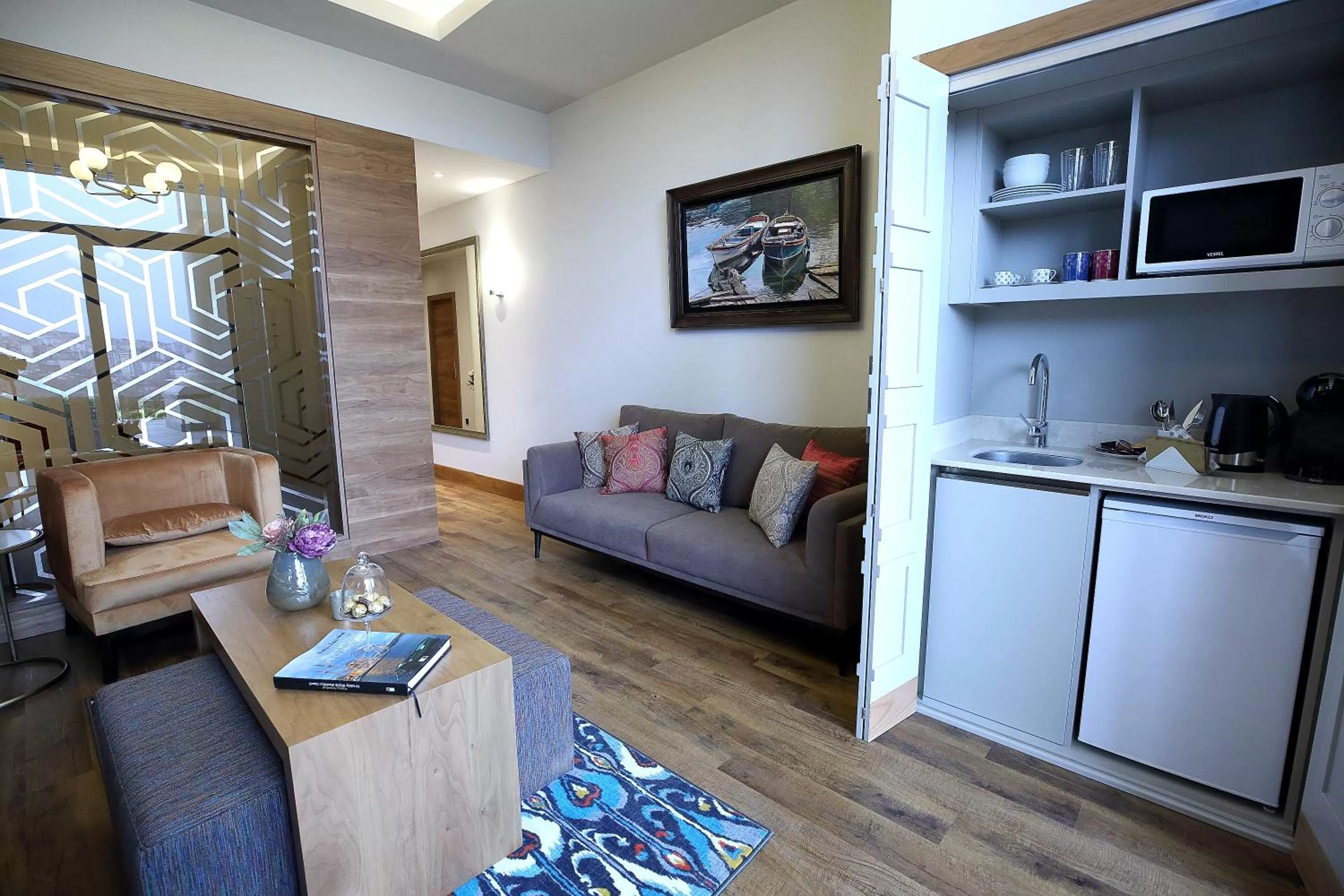 Living room in Vialand Palace Hotel