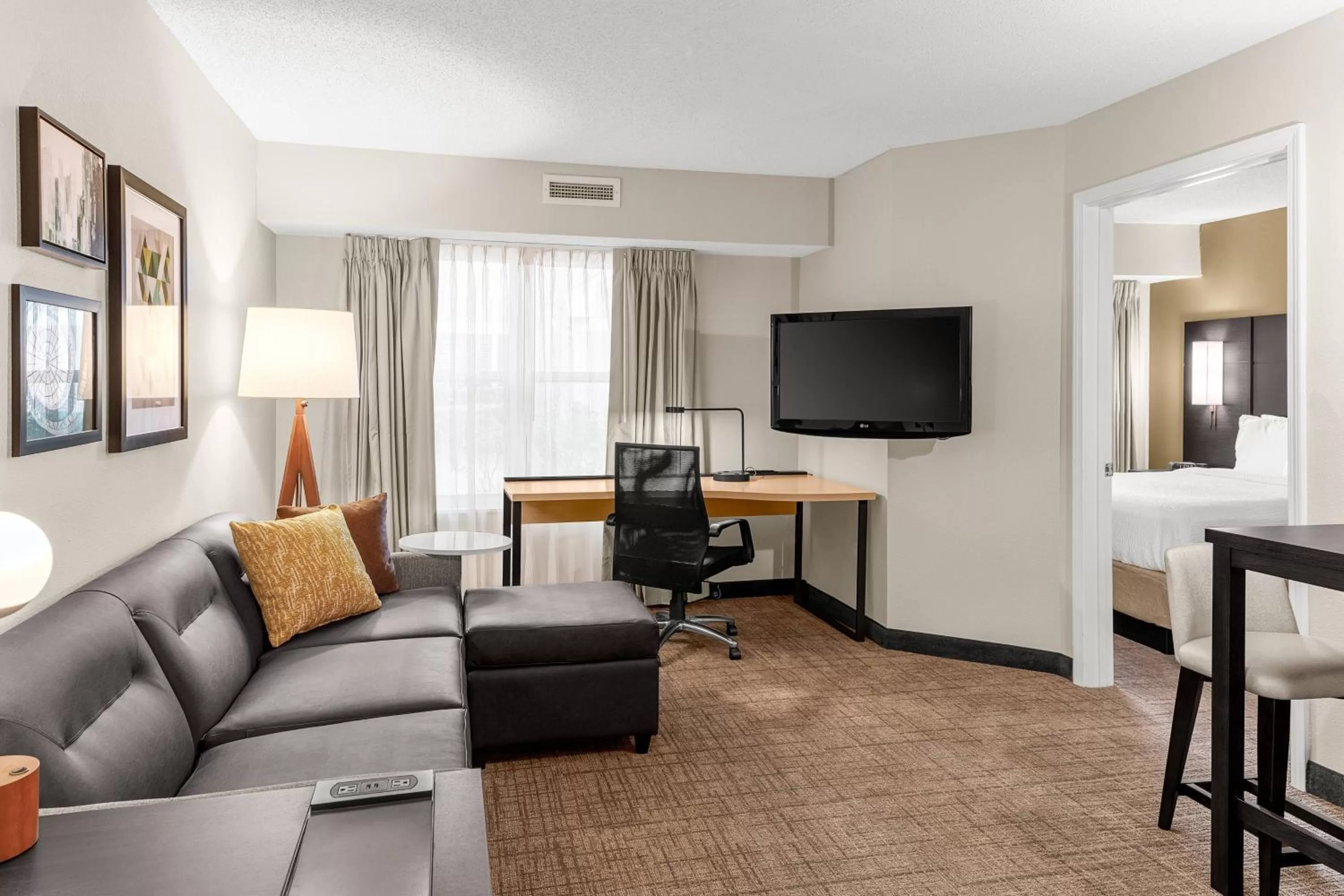 One-Bedroom Queen Suite with Sofa Bed - Hearing Accessible in Residence Inn Atlanta Norcross/Peachtree Corners