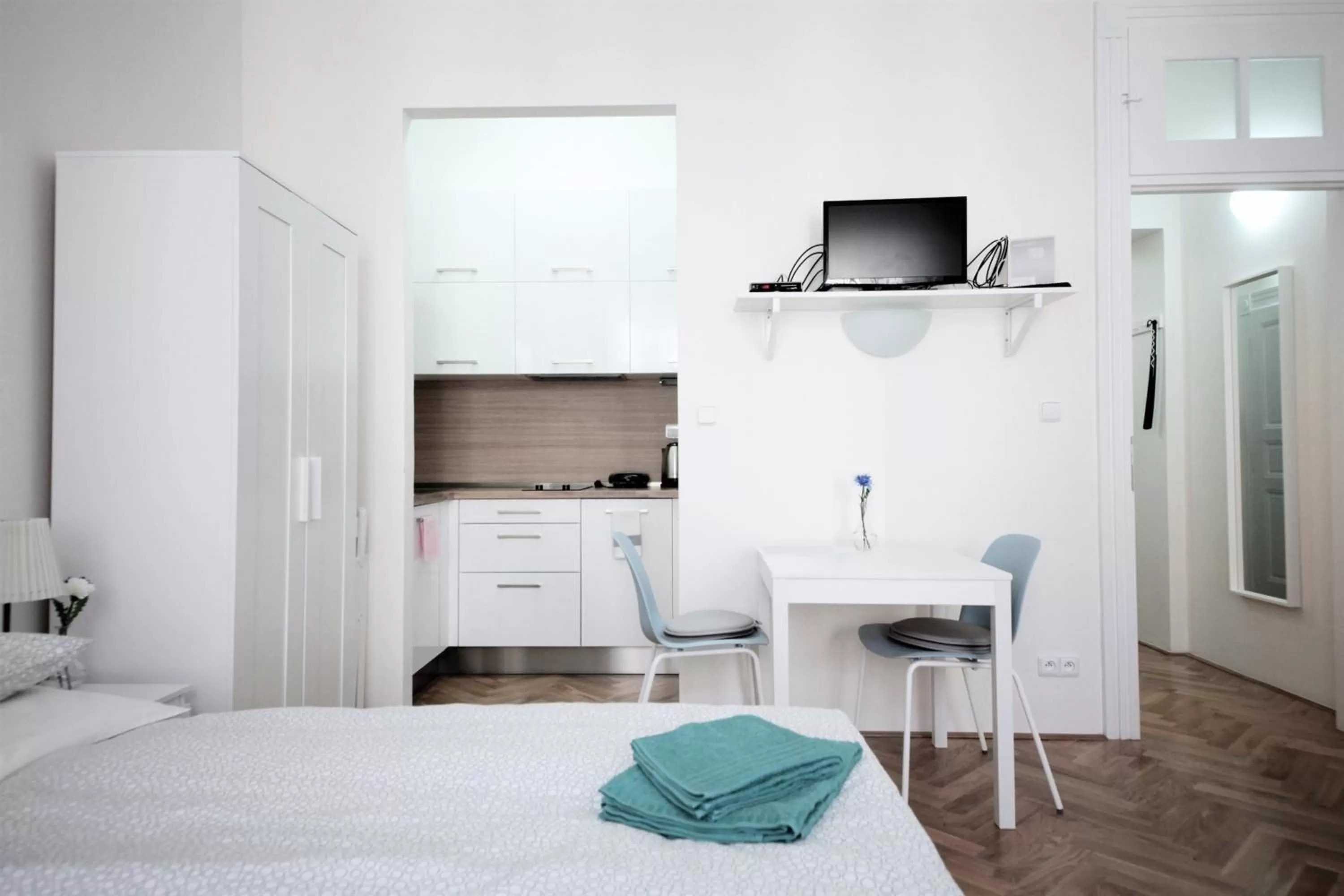 Bed in City Castle Aparthotel